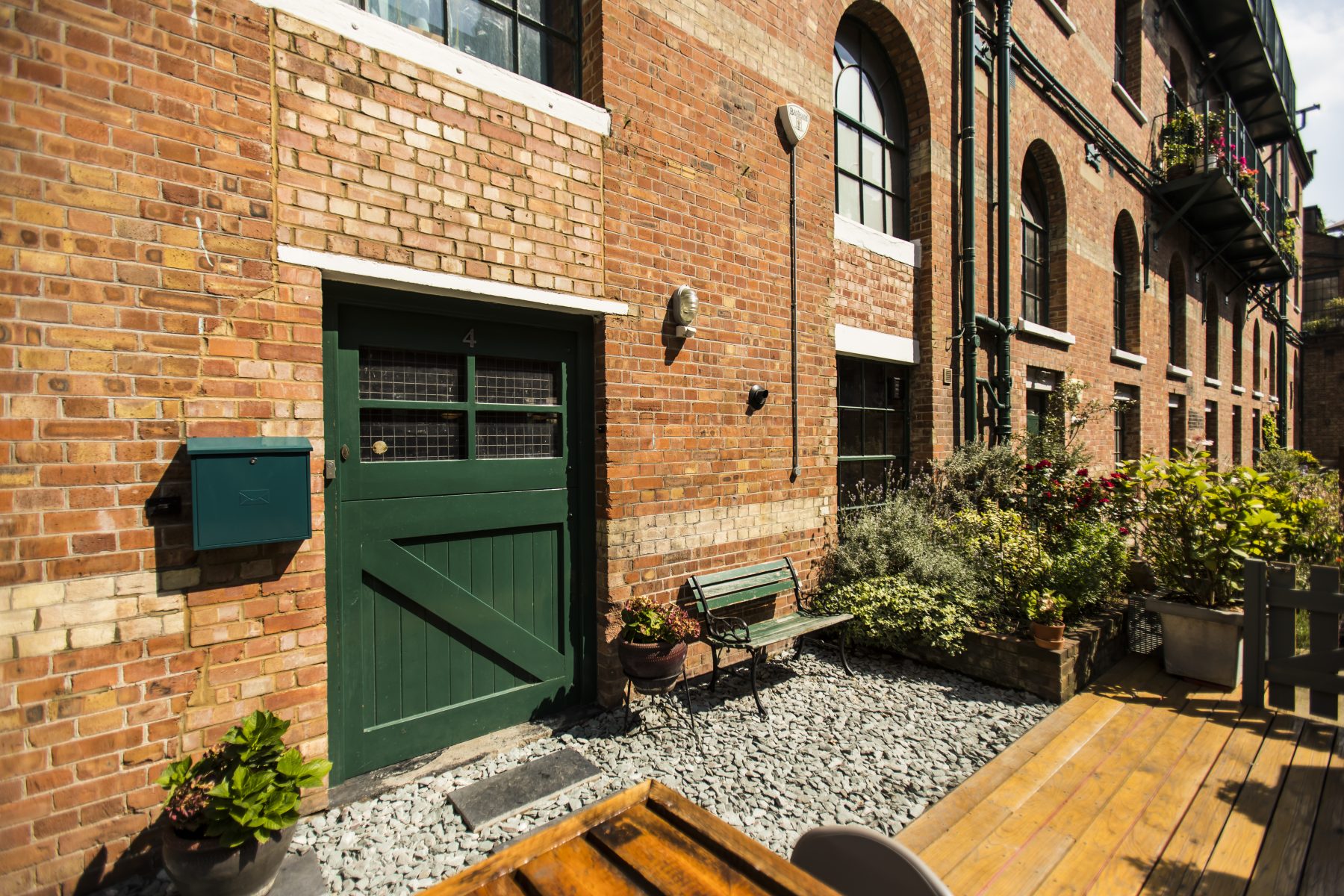 Spratts Factory immeuble briques avec loft Londres