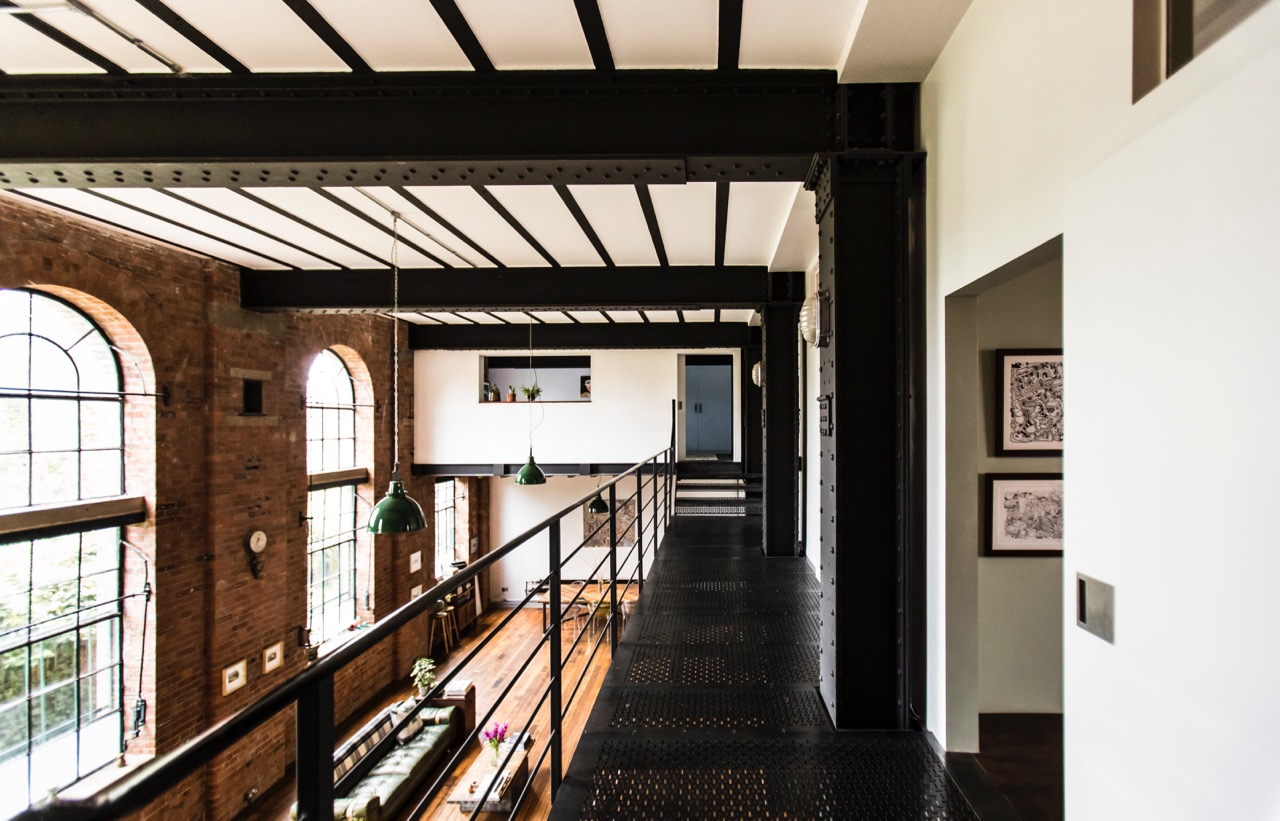 mezzanine loft Londres décoration vintage Spratts Factory