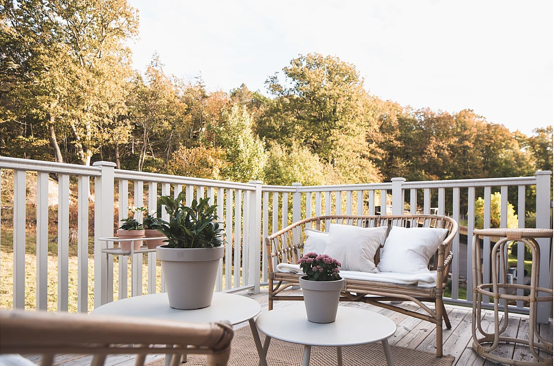 terrasse aménagée