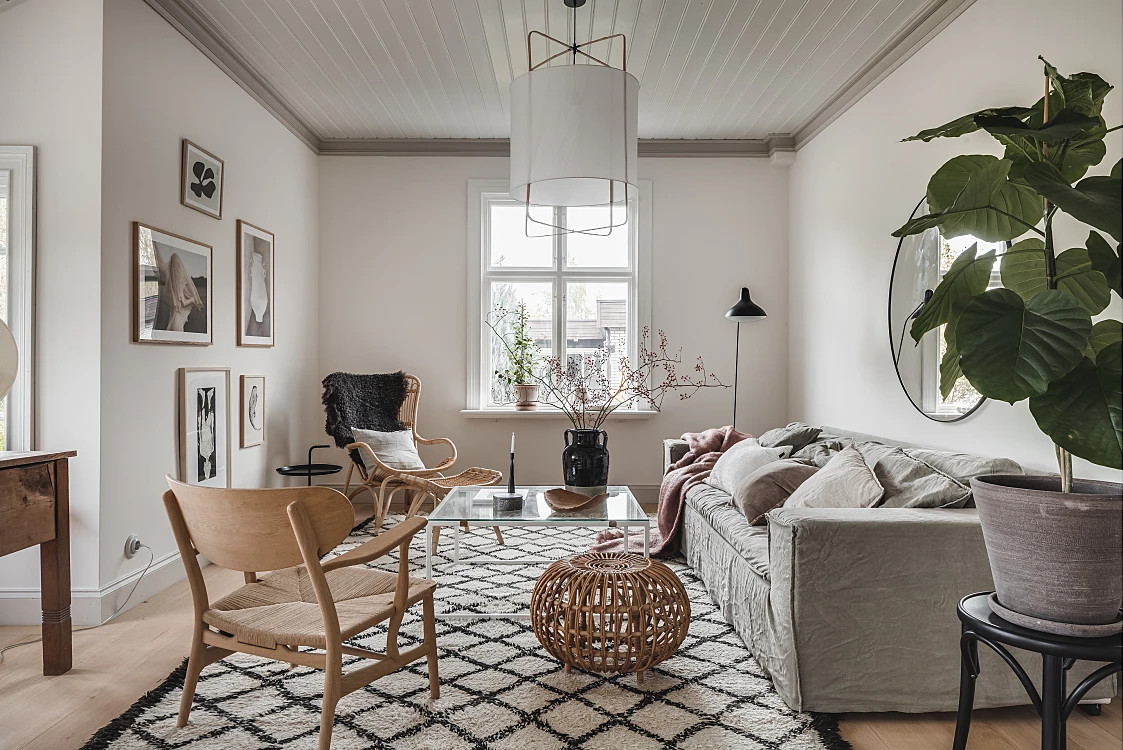 salon décoration scandinave