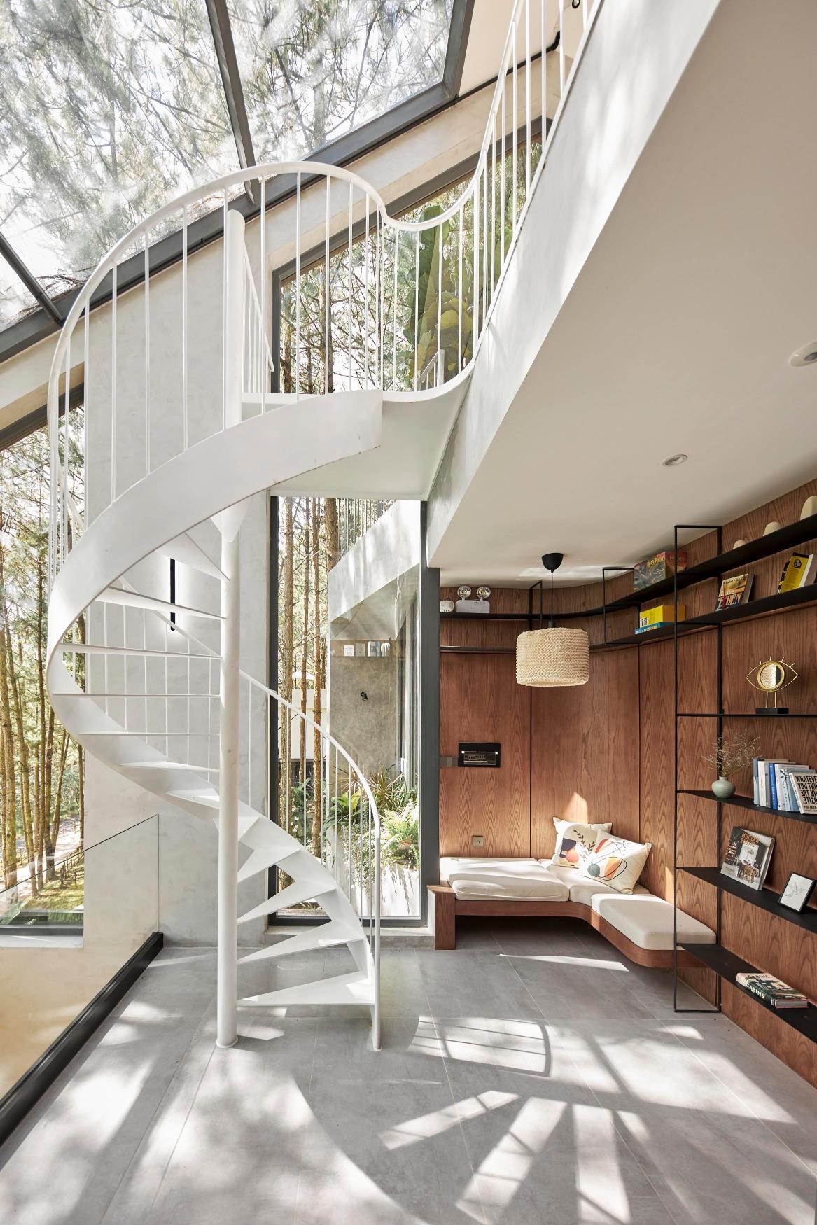 escalier design salon maison contemporaine escalier design salon maison contemporaine