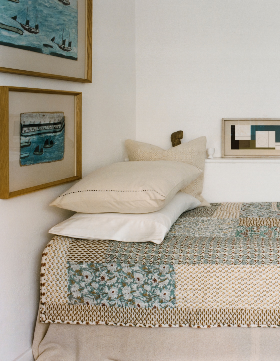 chambre couleur pastel et beige