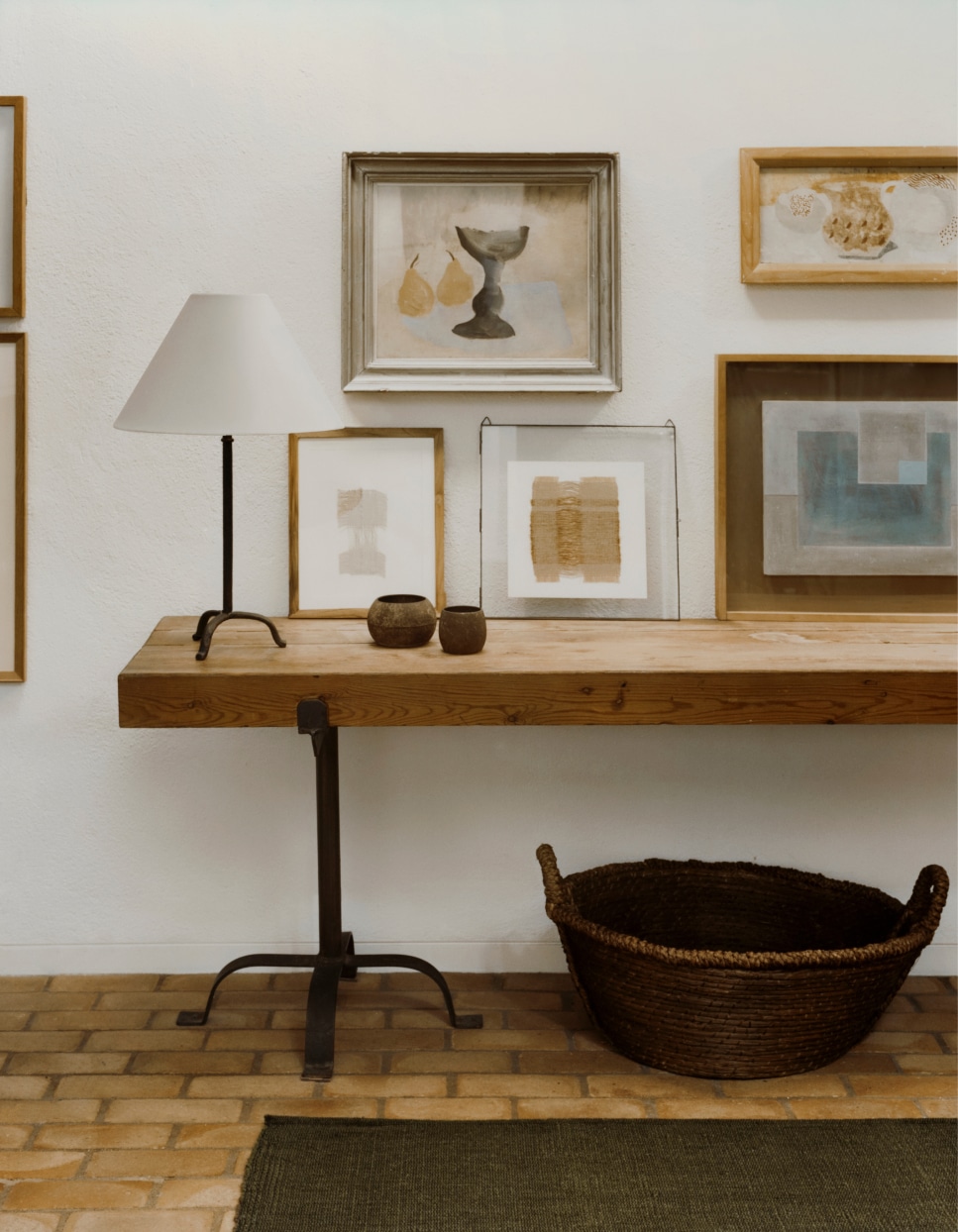 entrée avec console rustique Zara Home