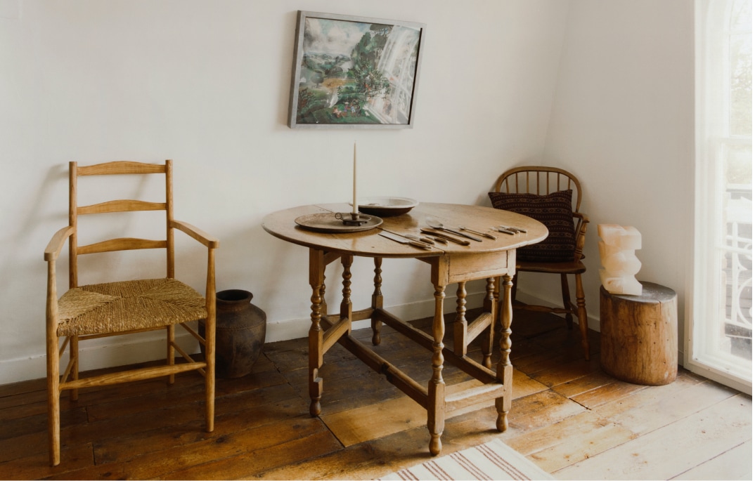 salon décoré en couleurs naturelles par Zara Home