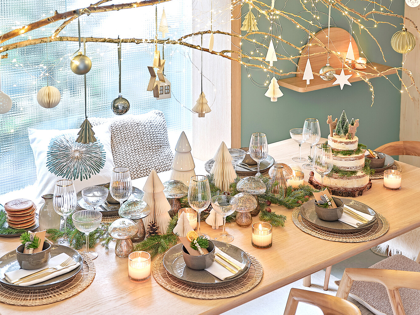 table Maisons du Monde Noël 2022 table Maisons du Monde Noël 2022