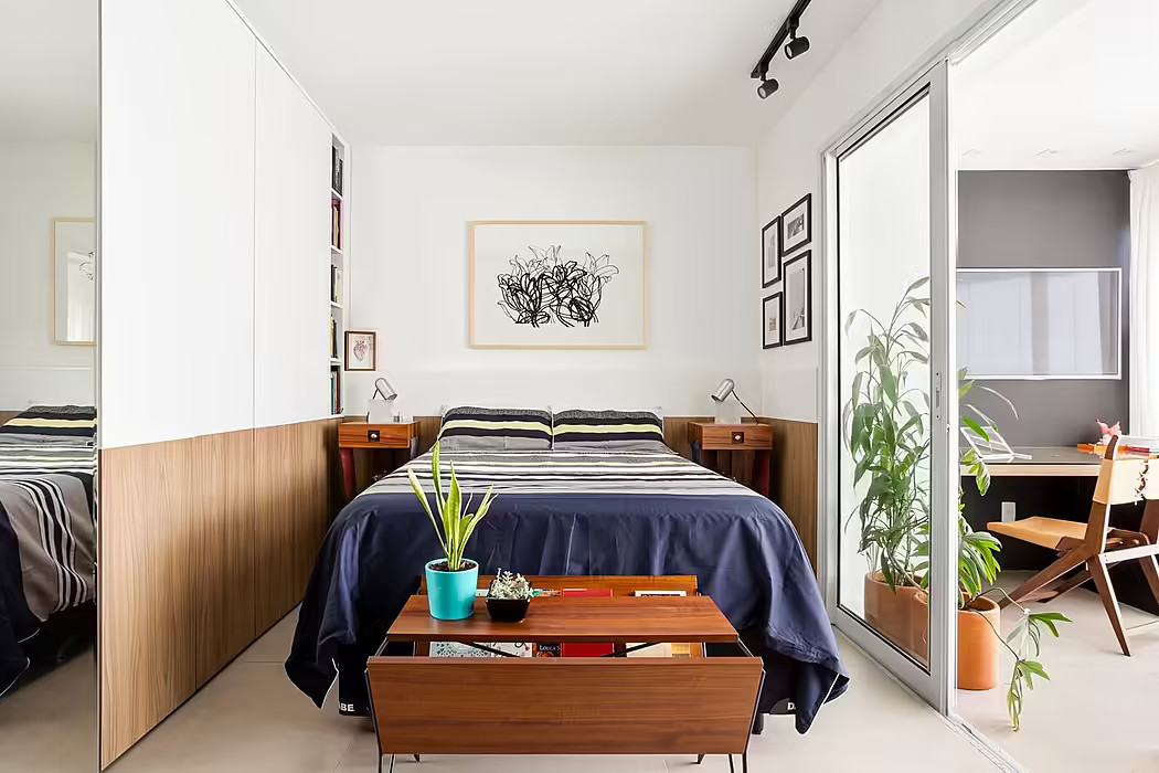 chambre ancien studio de 30m2