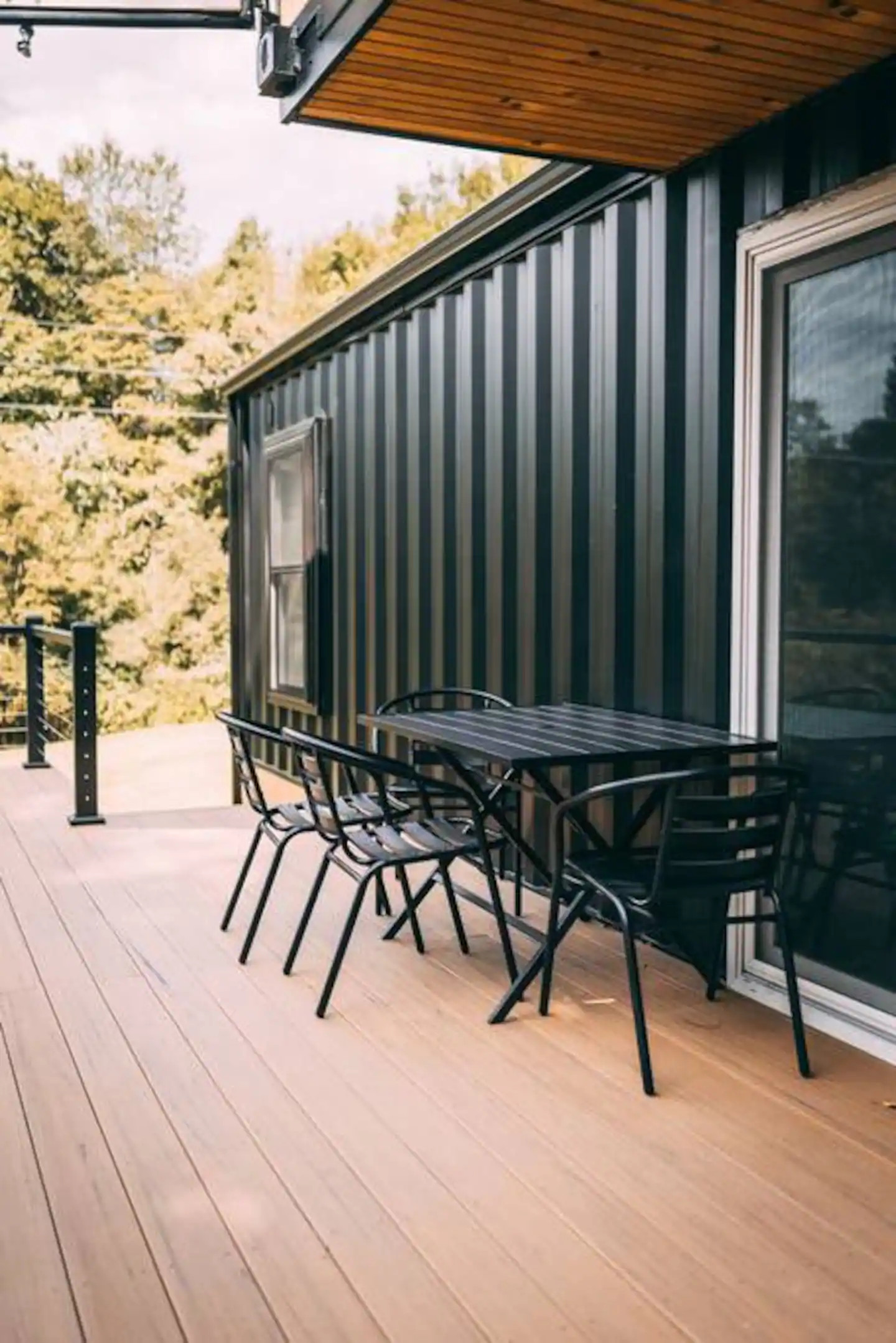 terrasse maison container
