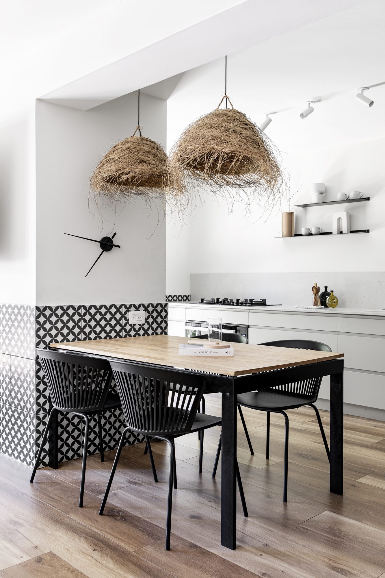 salle à manger et cuisine décoration contemporaine