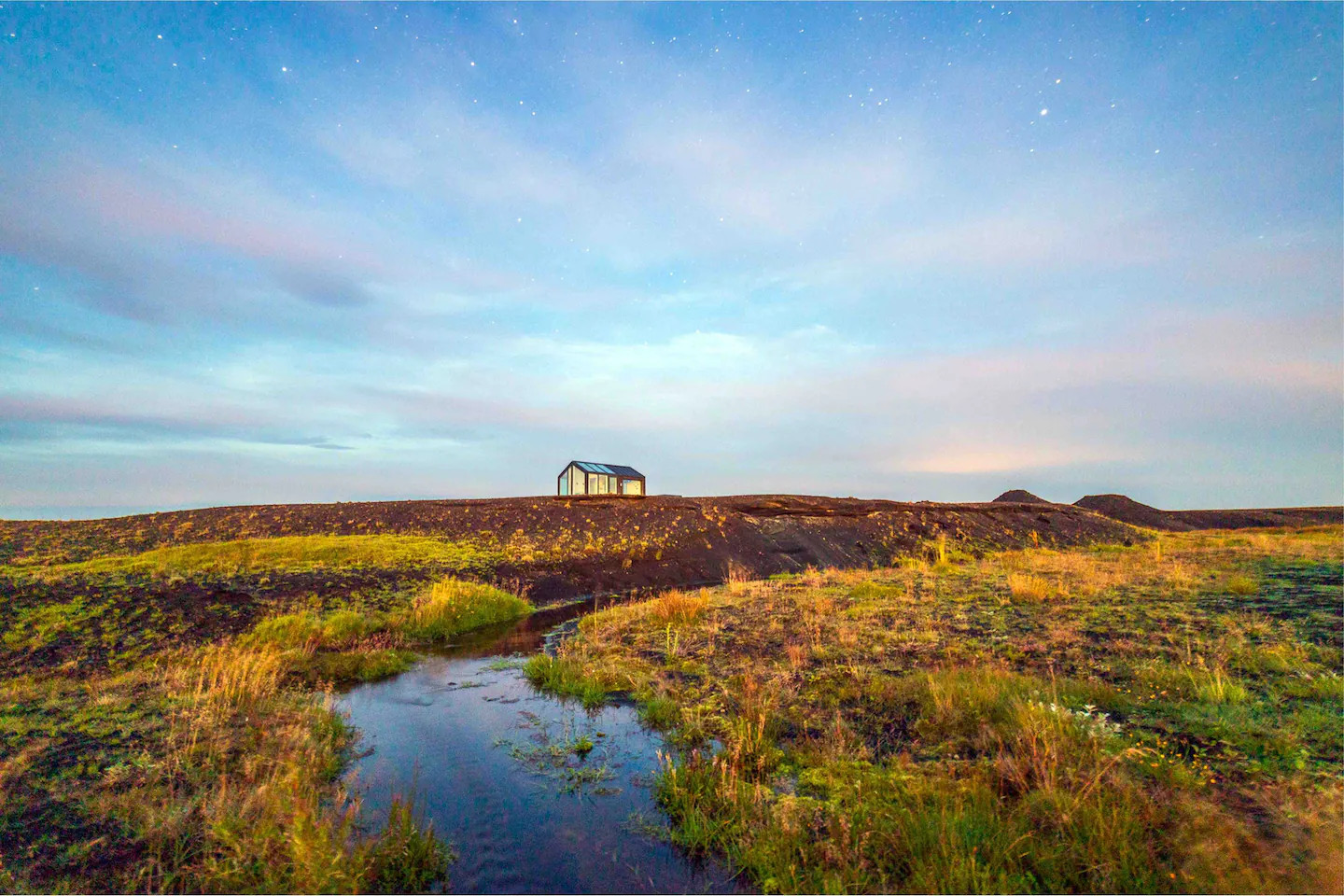 mini maison vitrée Islande