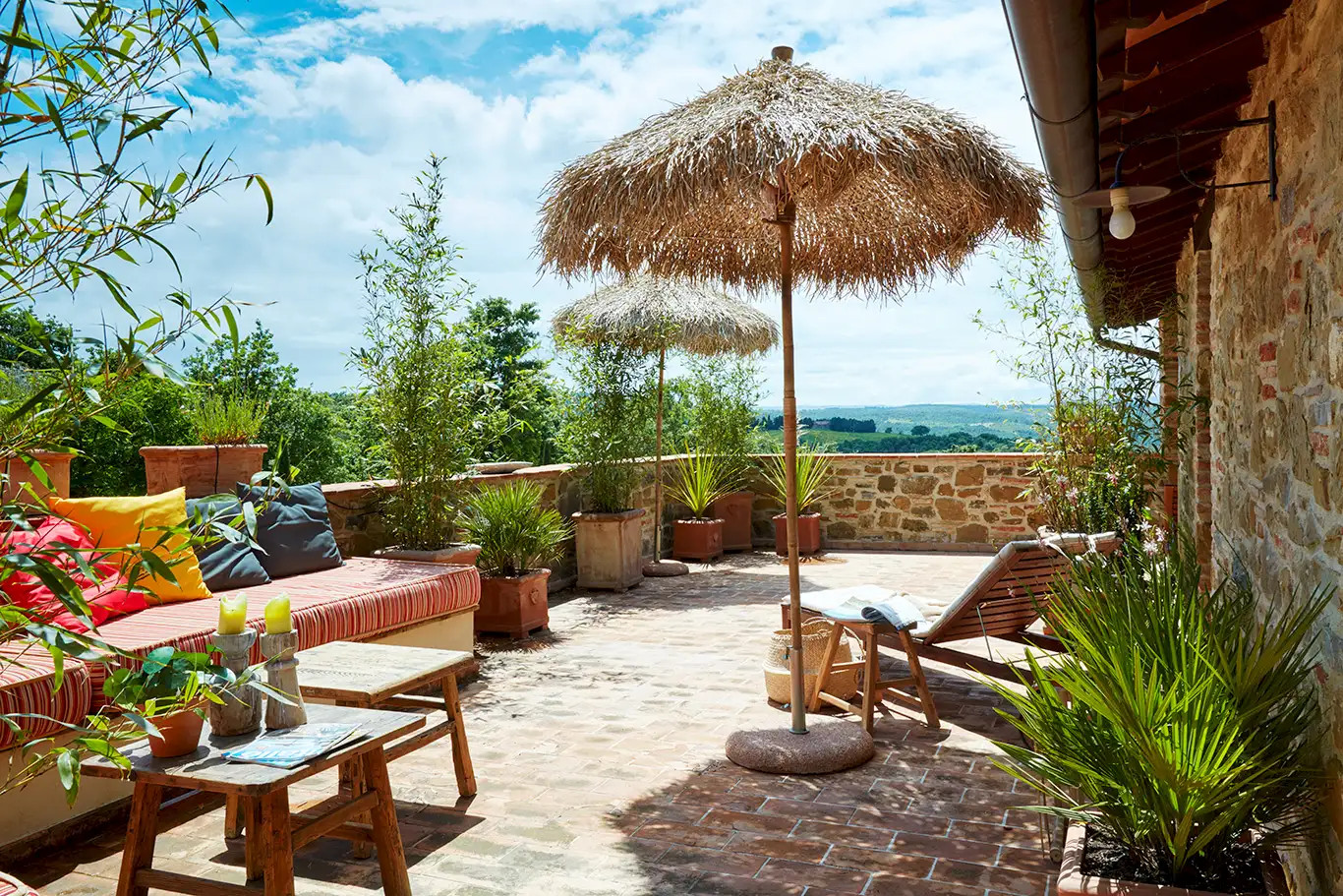 terrasse maison Italie