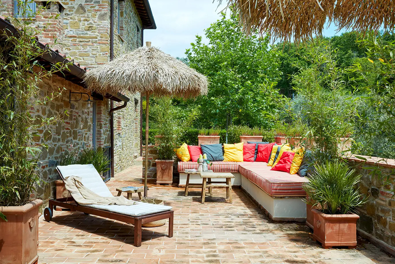 terrasse maison Italie
