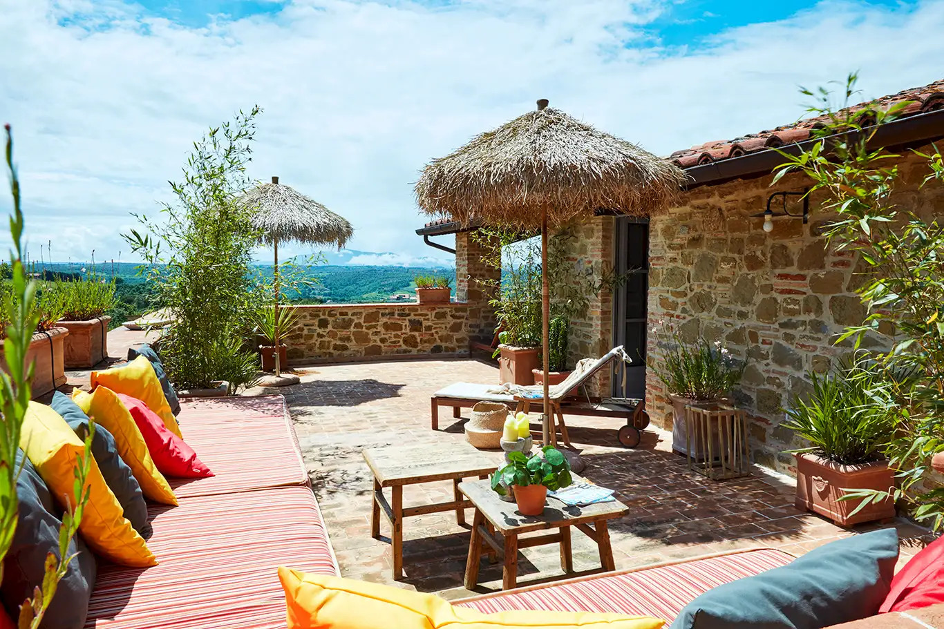 terrasse maison Italie