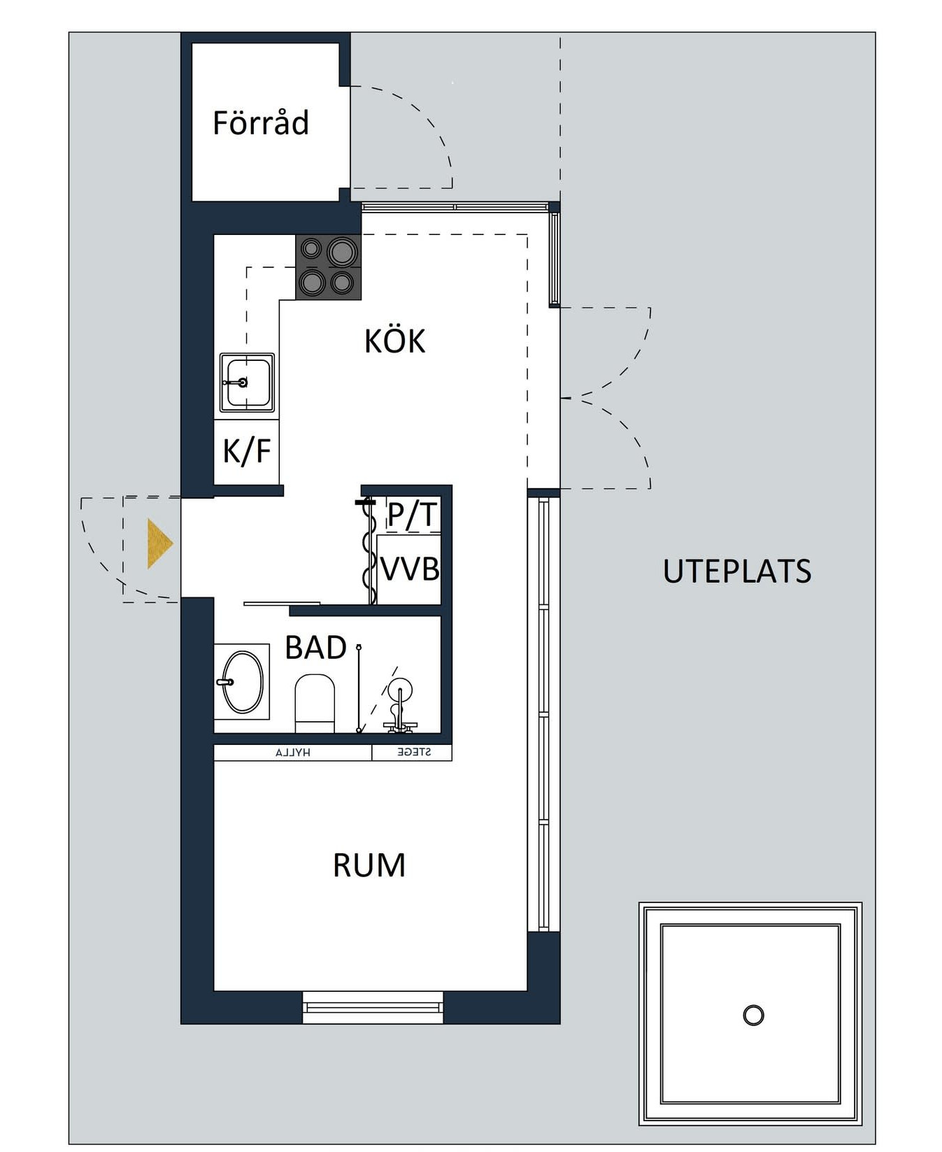 plan mini maison 21m2