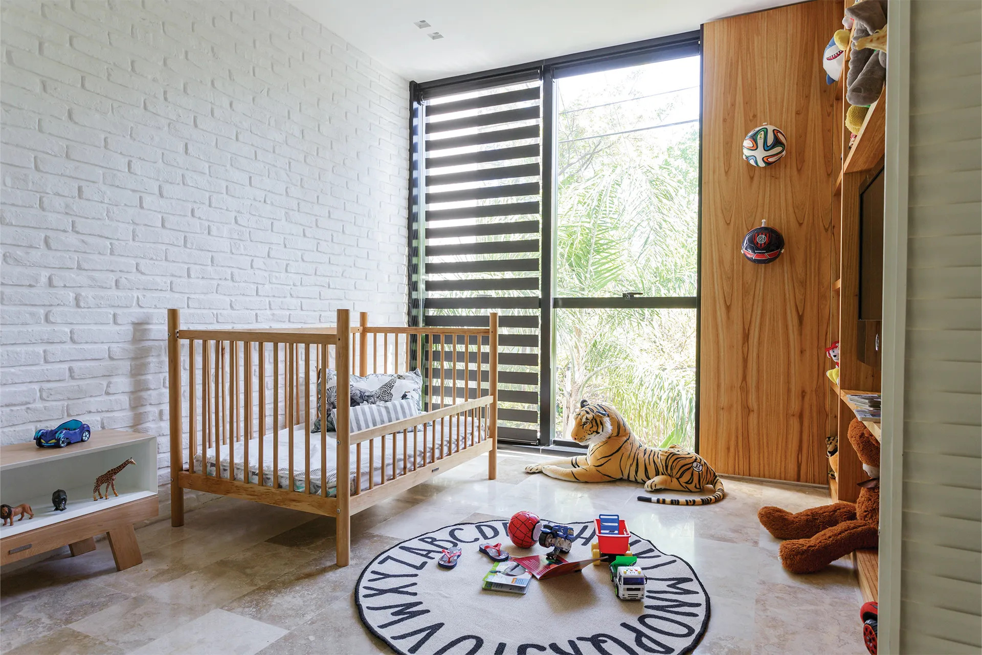 chambre enfant mur briques blanches chambre enfant mur briques blanches