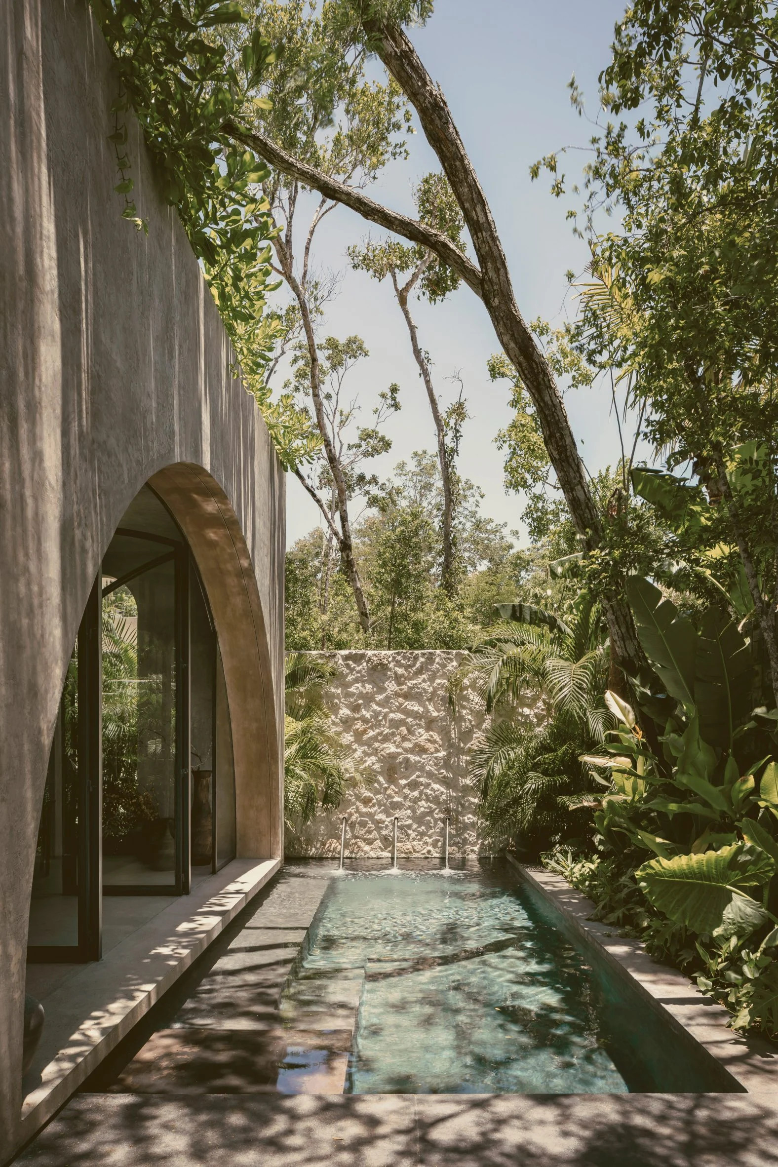 piscine maison de vacances à Tulum piscine maison de vacances à Tulum