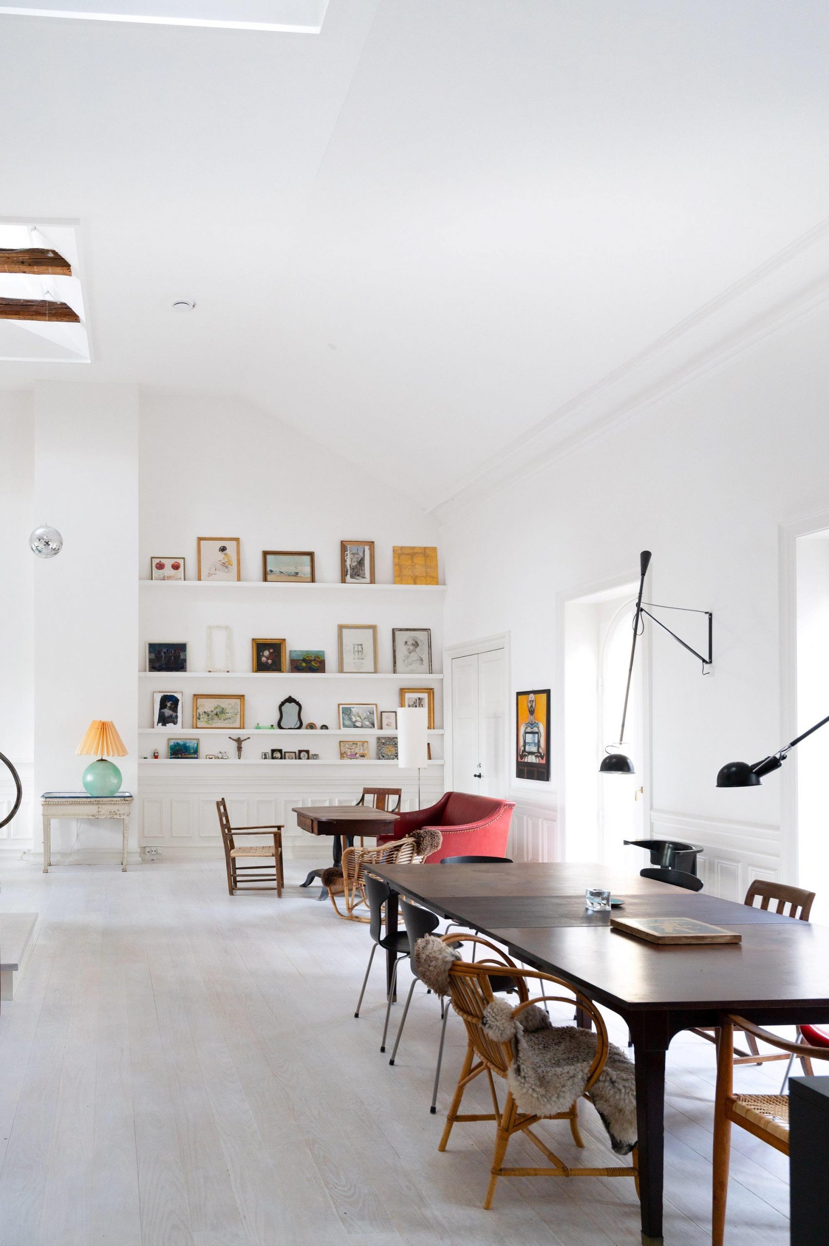 salle à manger maison loft