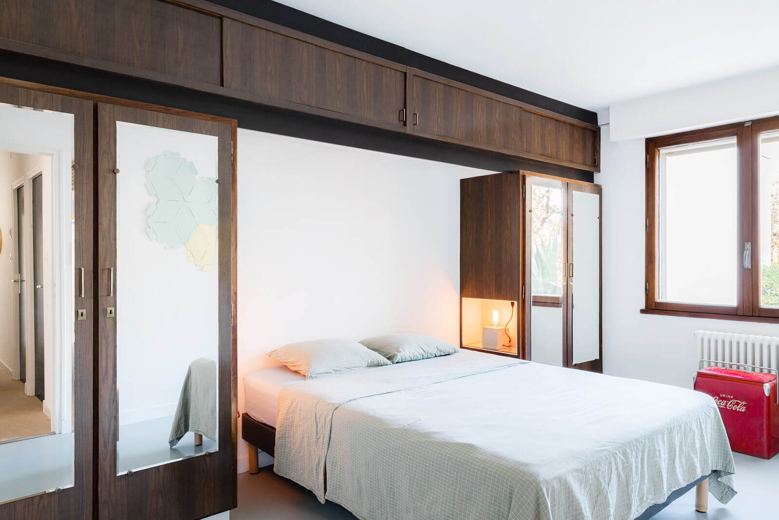 chambre décoration design mid-century