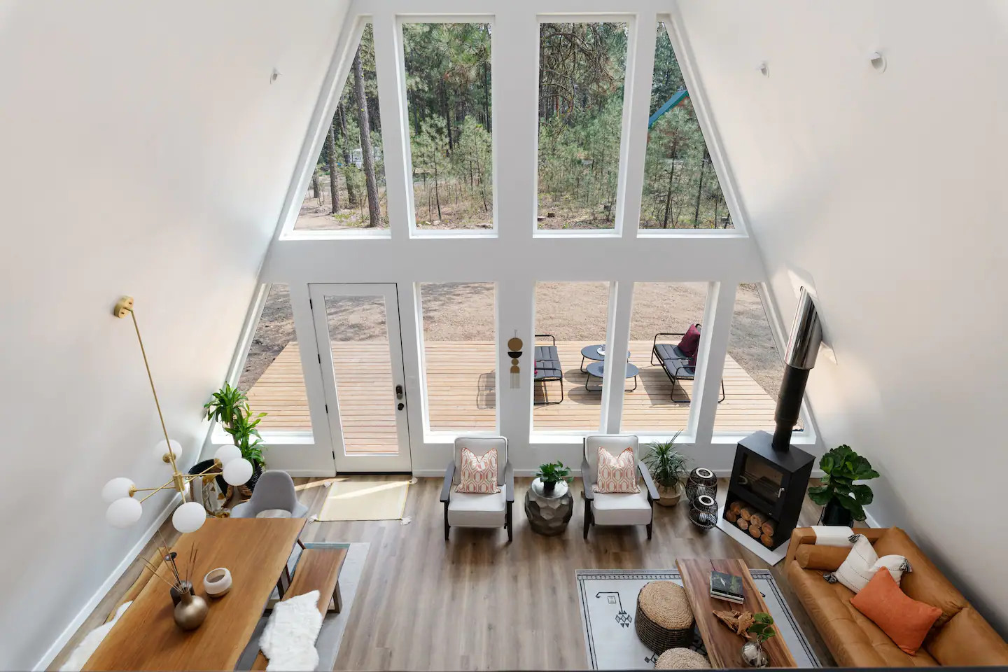salon maison A-Frame salon maison A-Frame