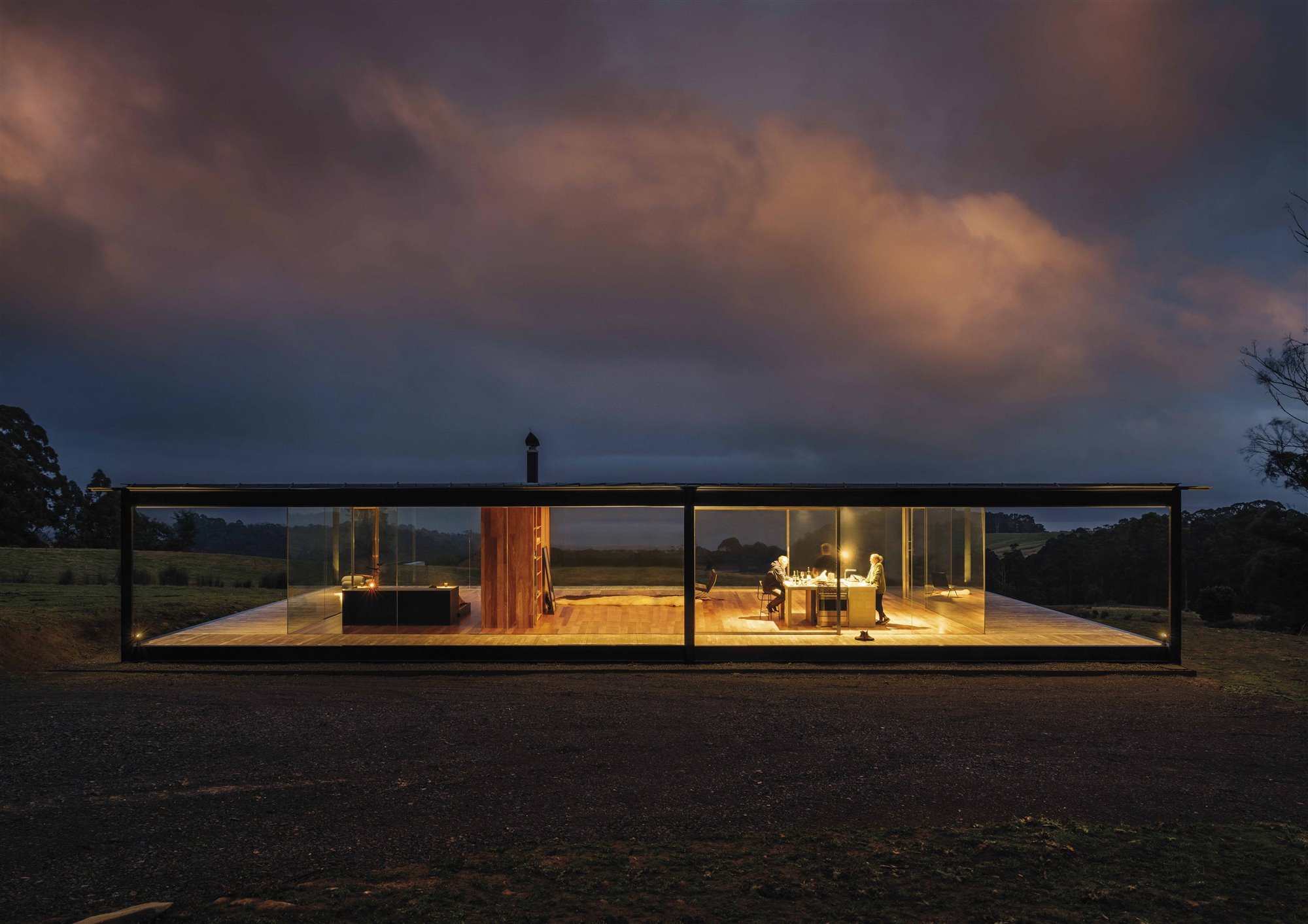 maison architecte transparente