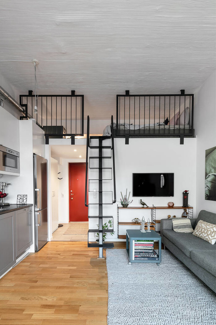 studio avec mezzanine