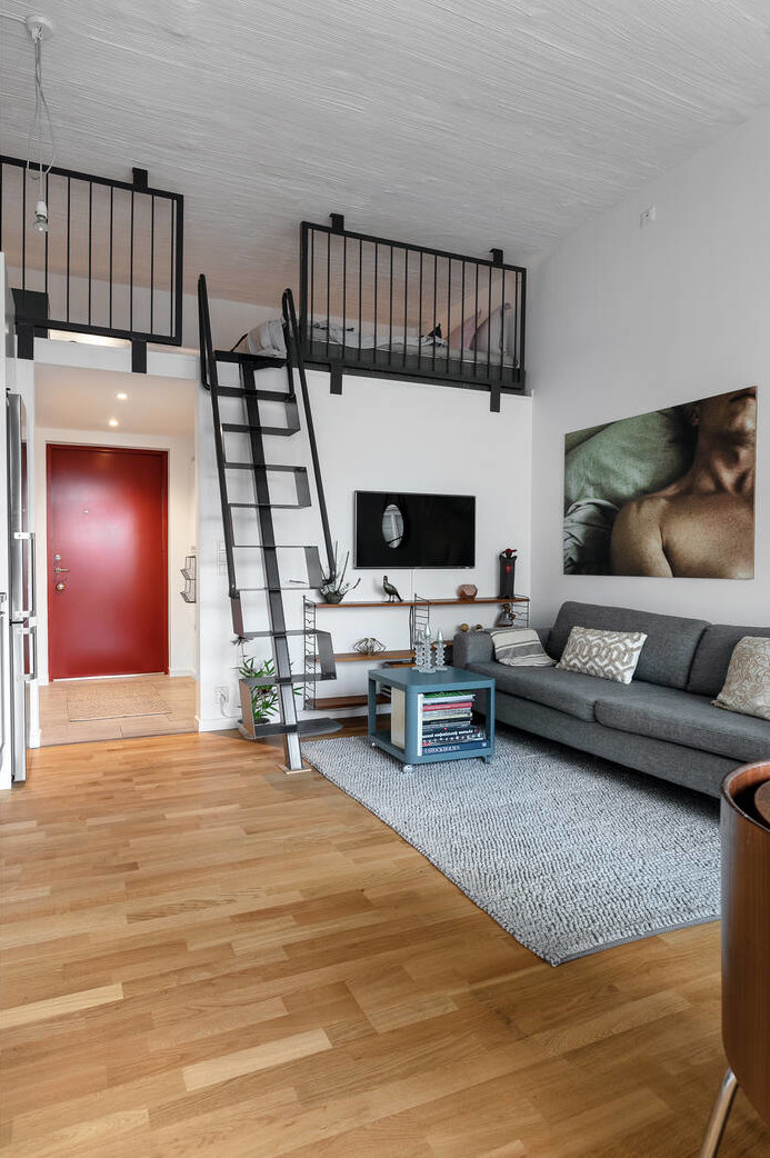 studio avec mezzanine
