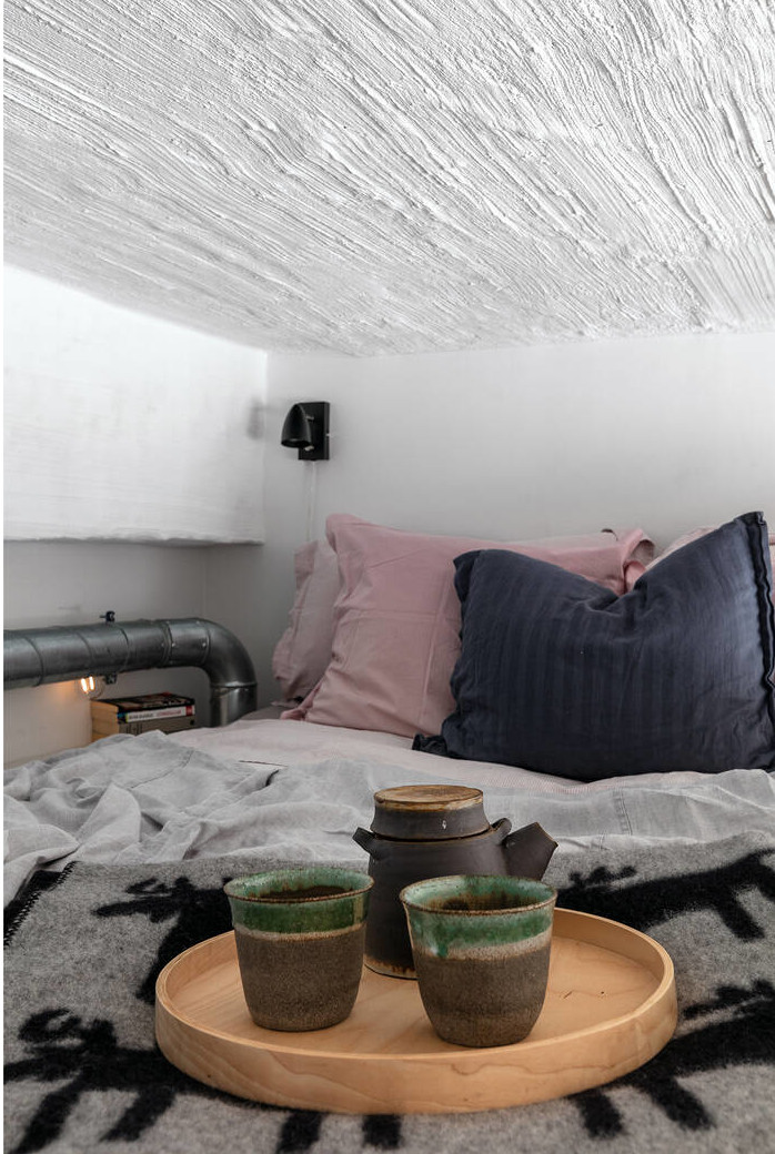 chambre sur mezzanine basse