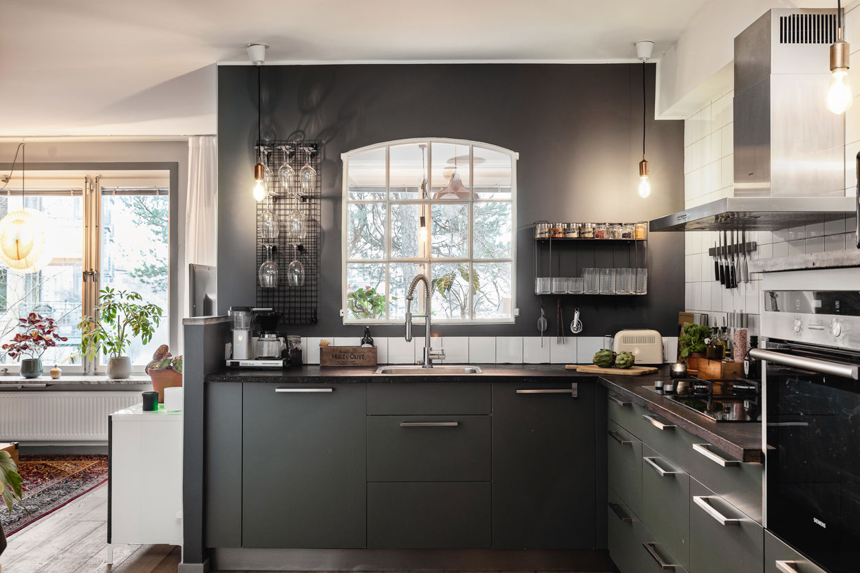 cuisine verte en angle