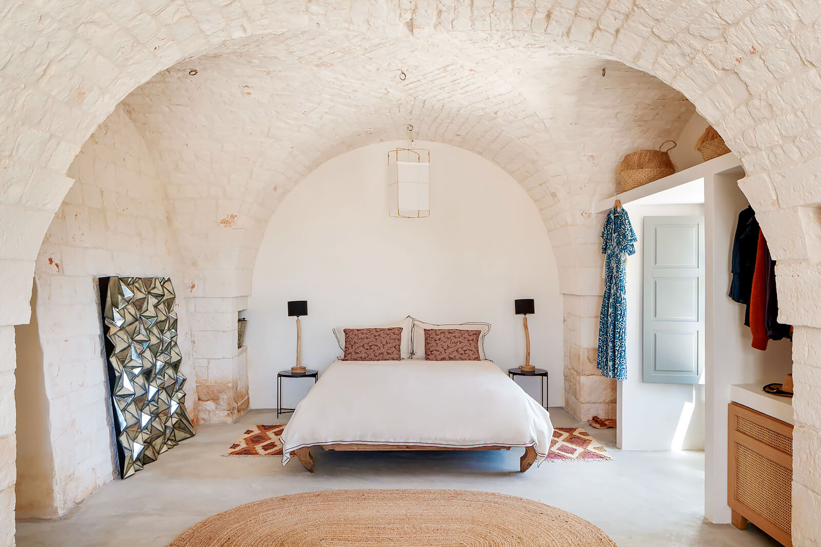 chambre décoration rustique chic Trulli del Trapetto chambre décoration rustique chic Trulli del Trapetto