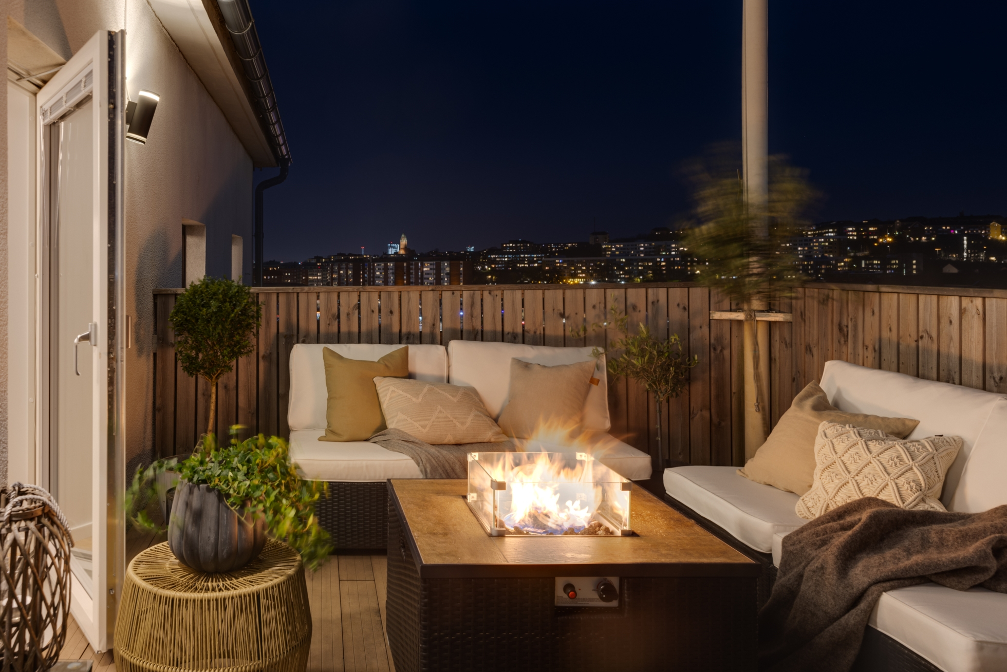 terrasse aménagée