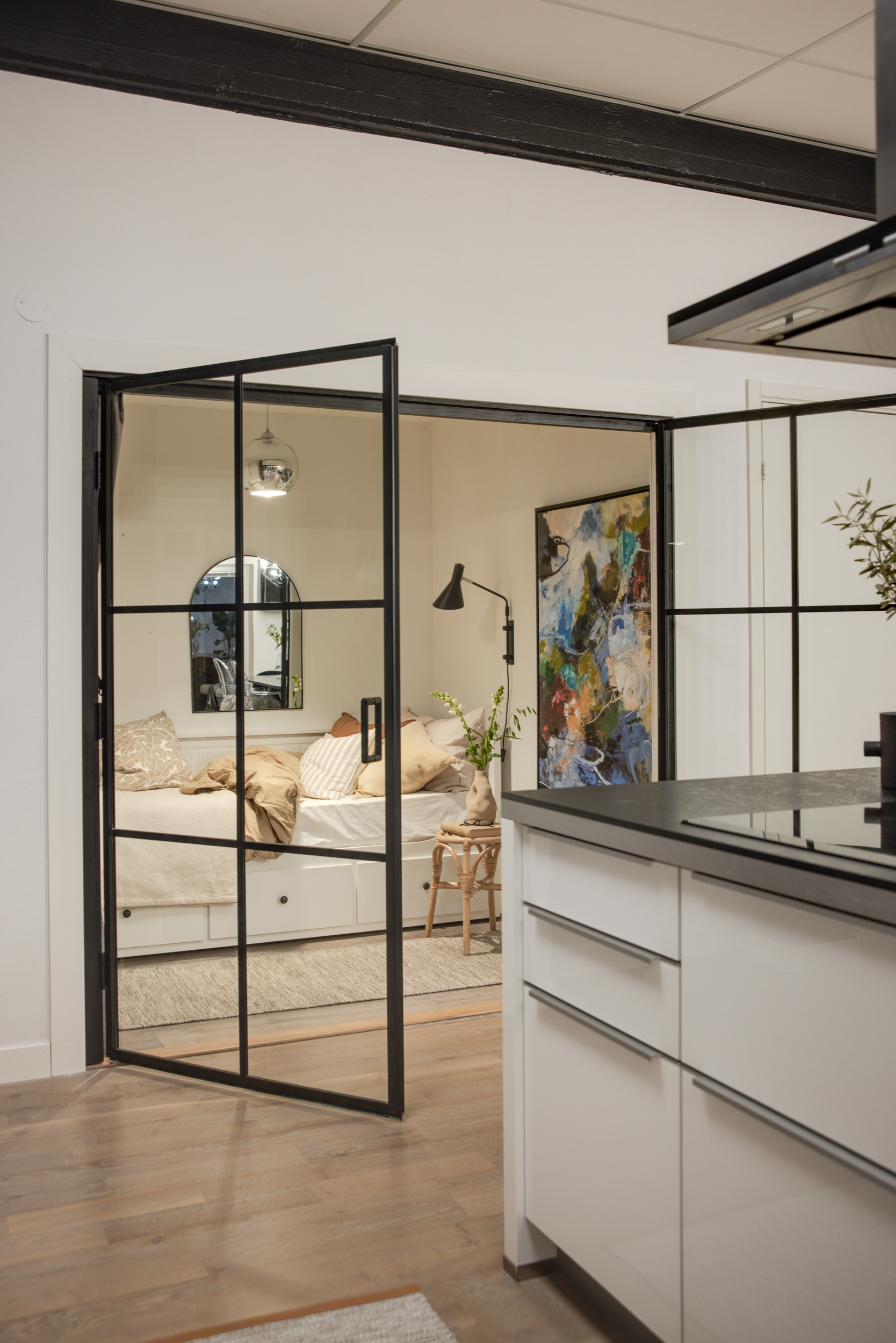 chambre en second jour avec verrière