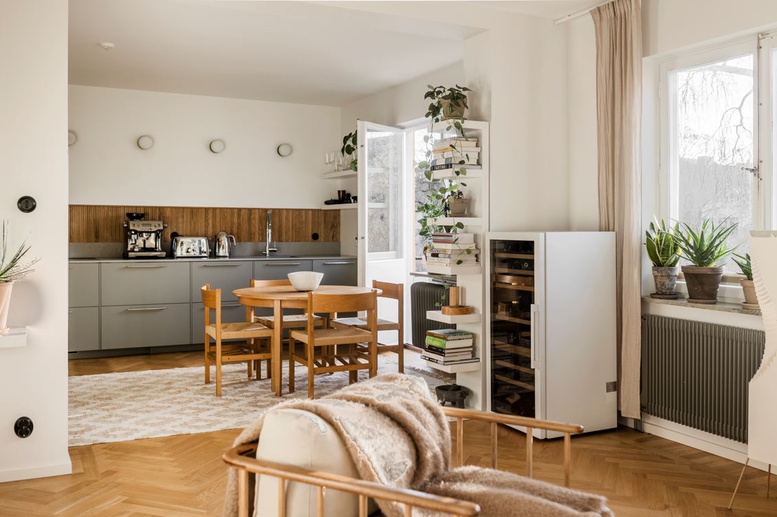 cuisine design ouverte sur salon