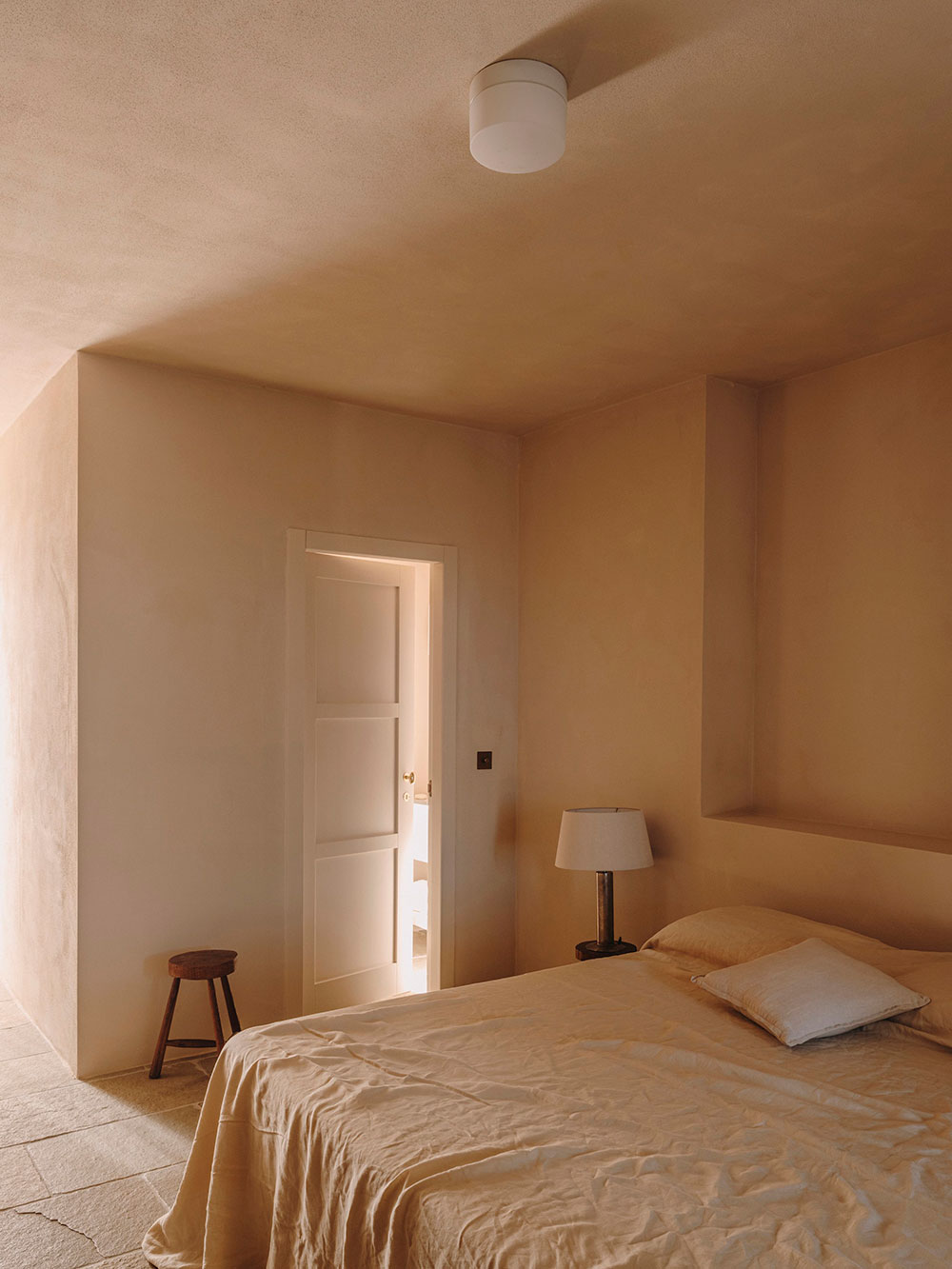 chambre murs enduits Casa Maiora chambre murs enduits Casa Maiora