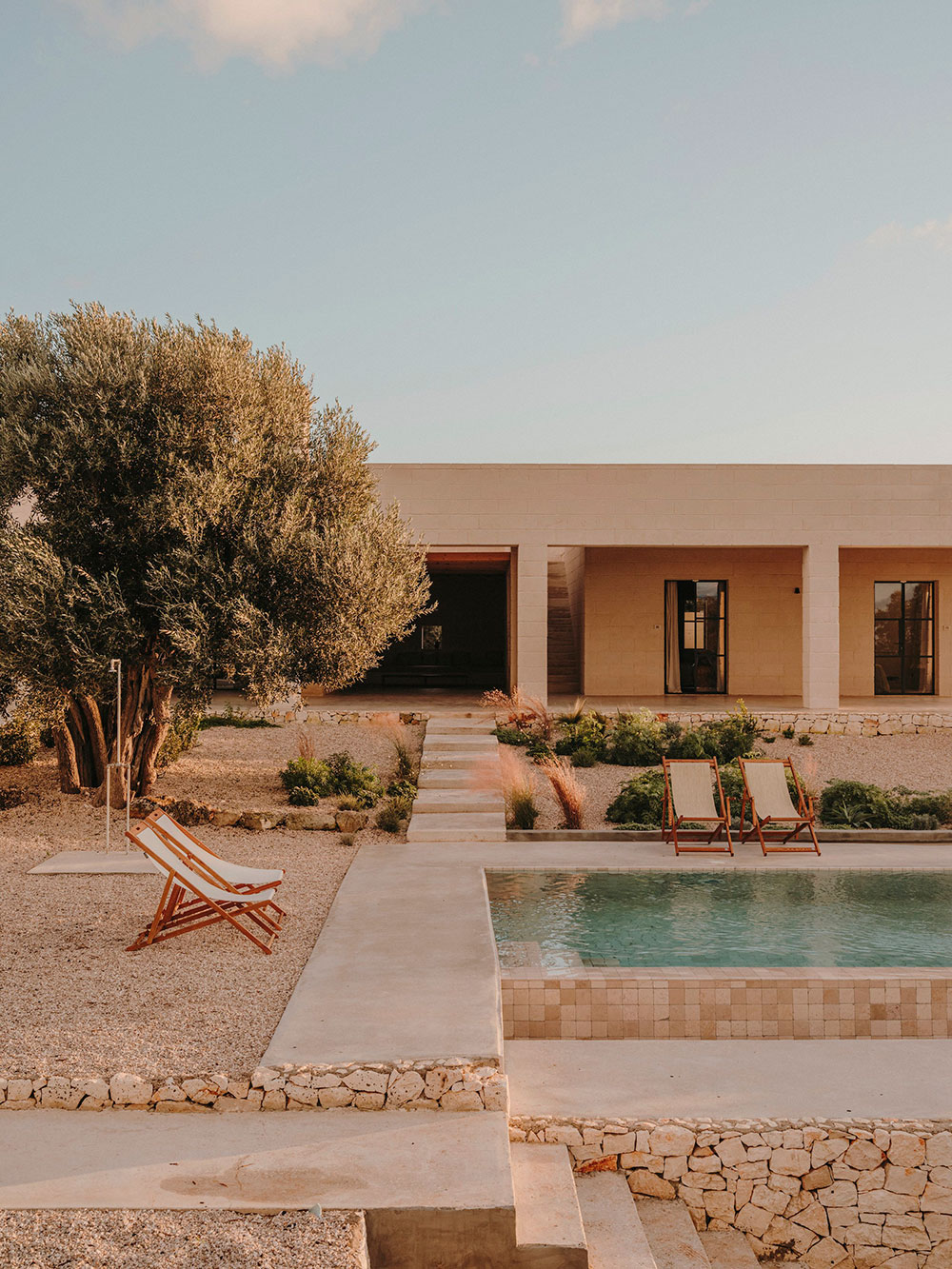jardin avec piscine et oliviers Casa Maiora jardin avec piscine et oliviers Casa Maiora