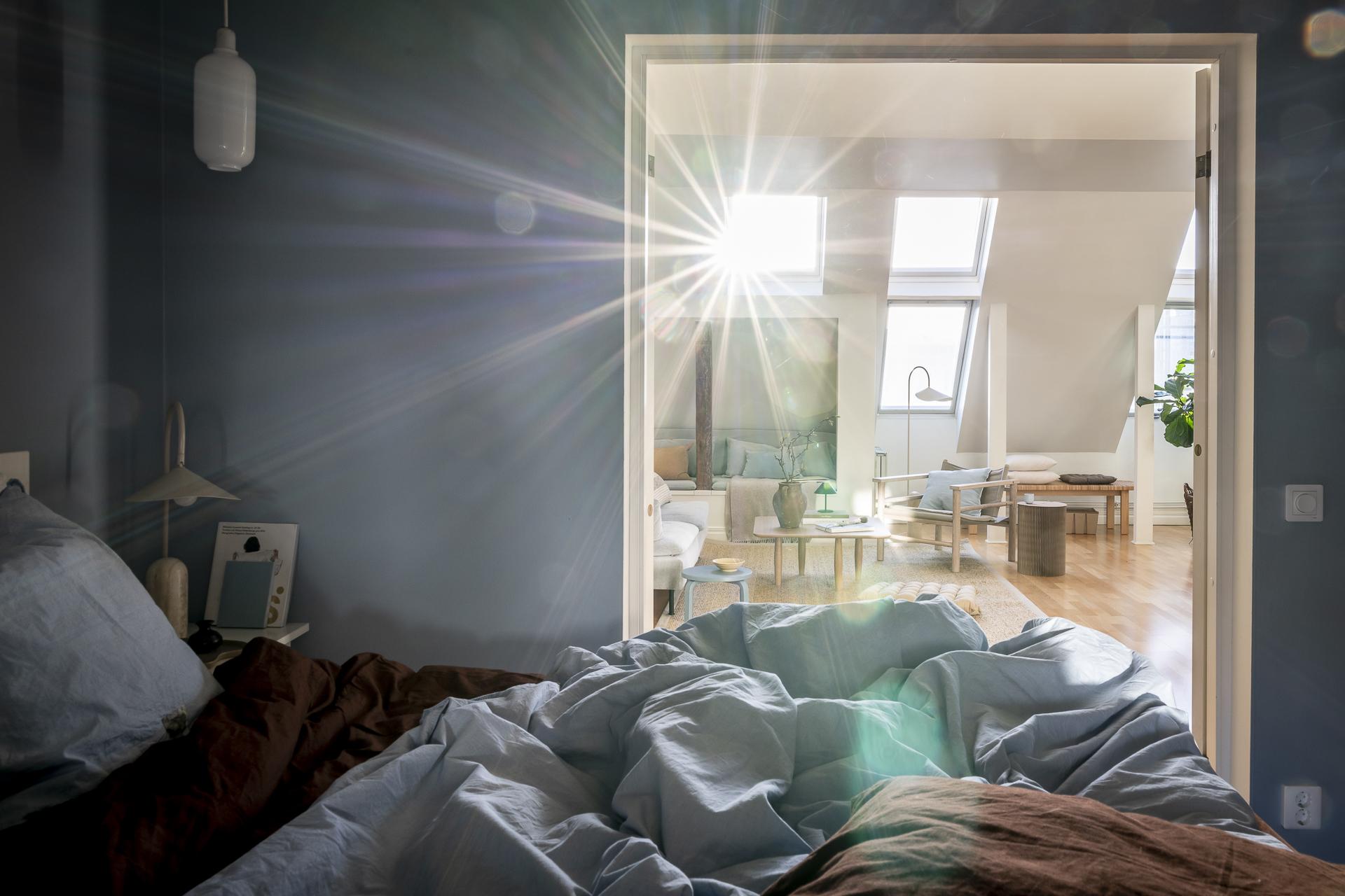 chambre bleue