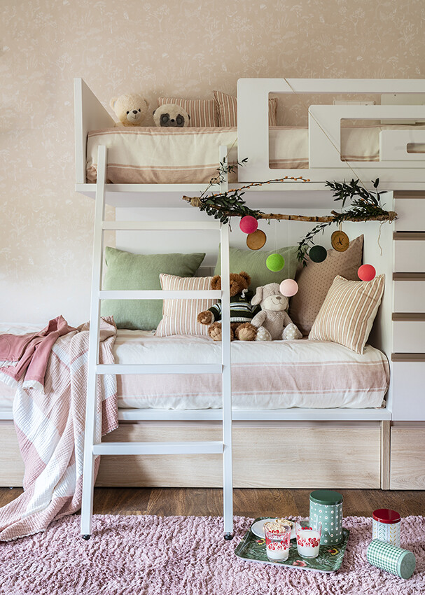 chambre enfants lit superposé