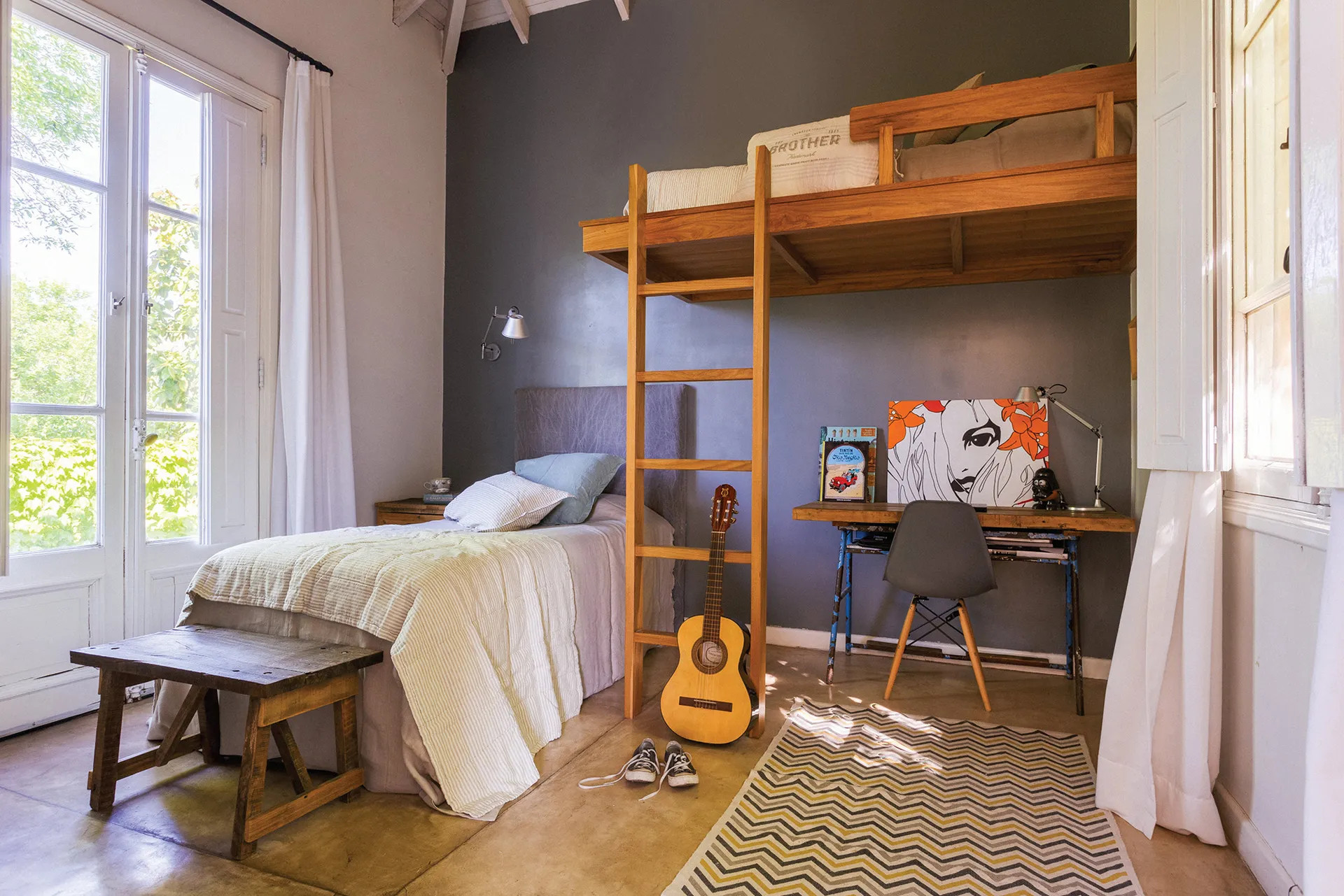 chambre lits superposés