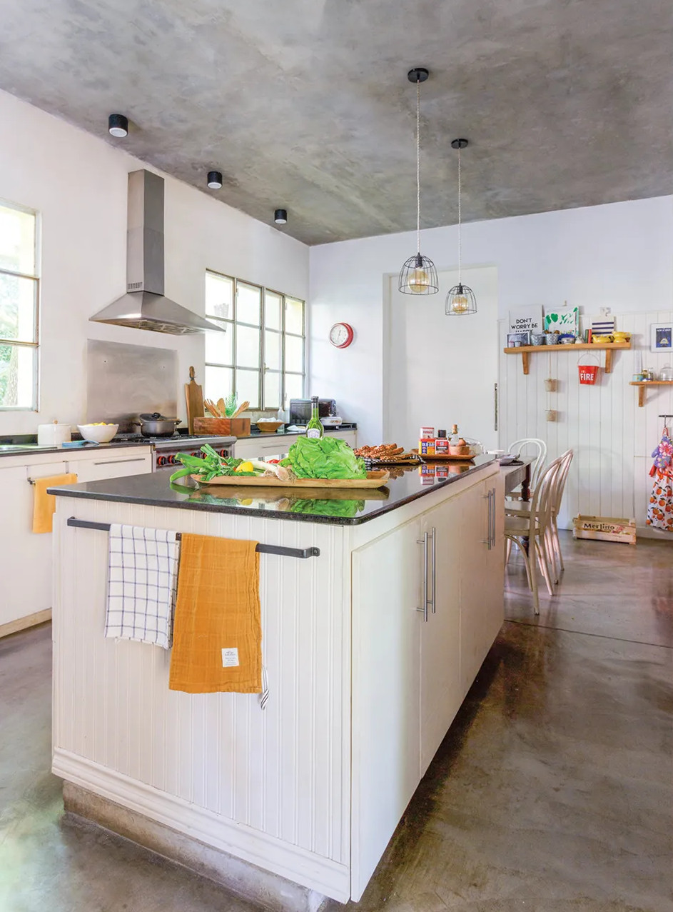 cuisine vintage blanche