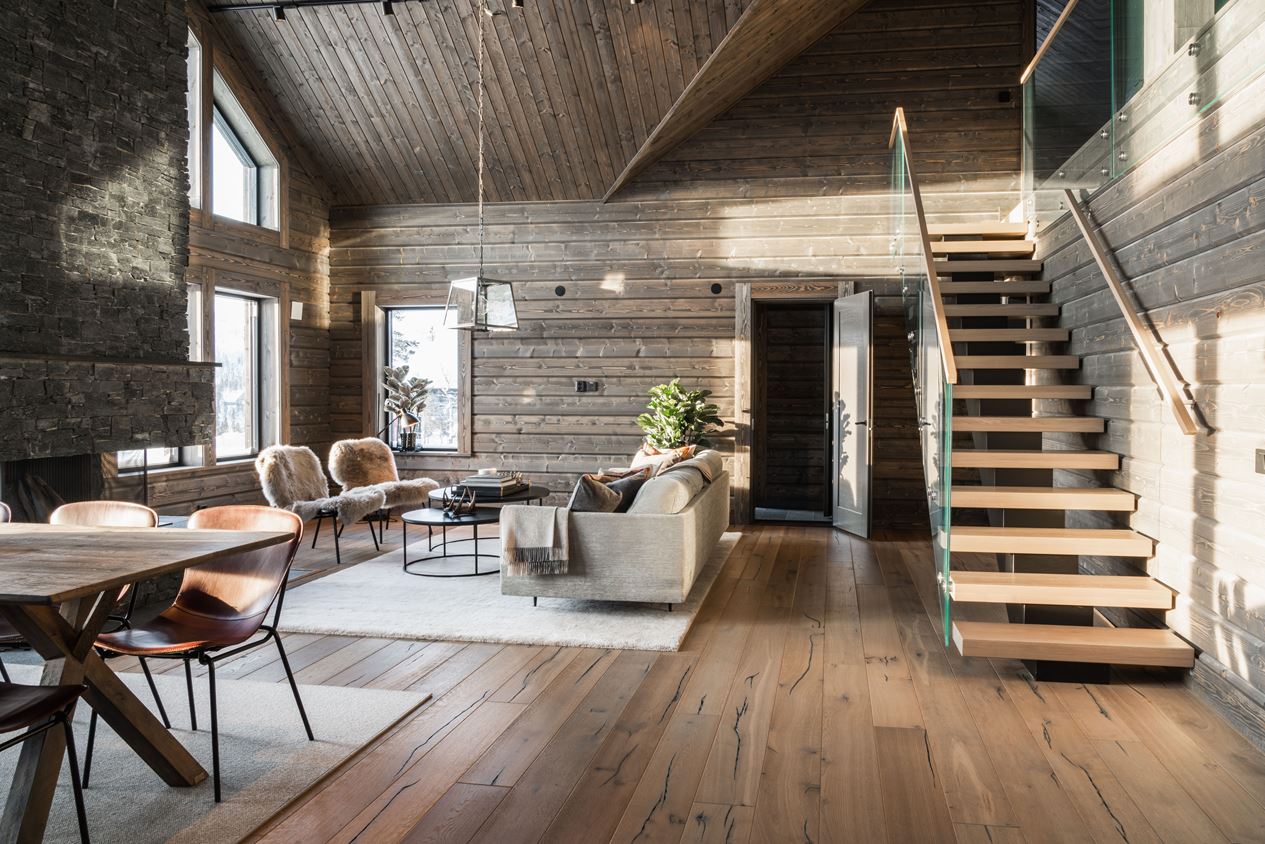 salon chalet contemporain salon chalet contemporain