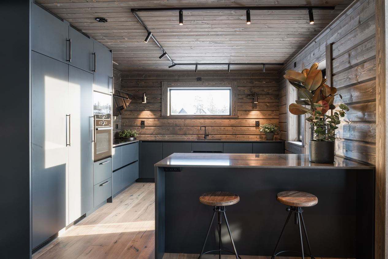cuisine design grise maison en bois cuisine design grise maison en bois