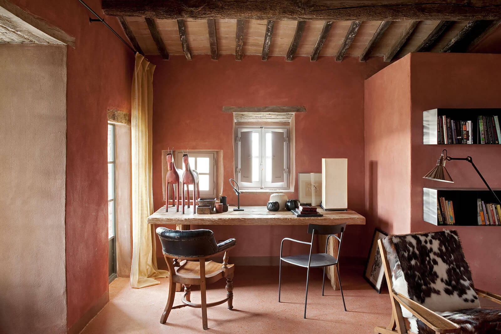 bureau avec poutres bureau avec poutres