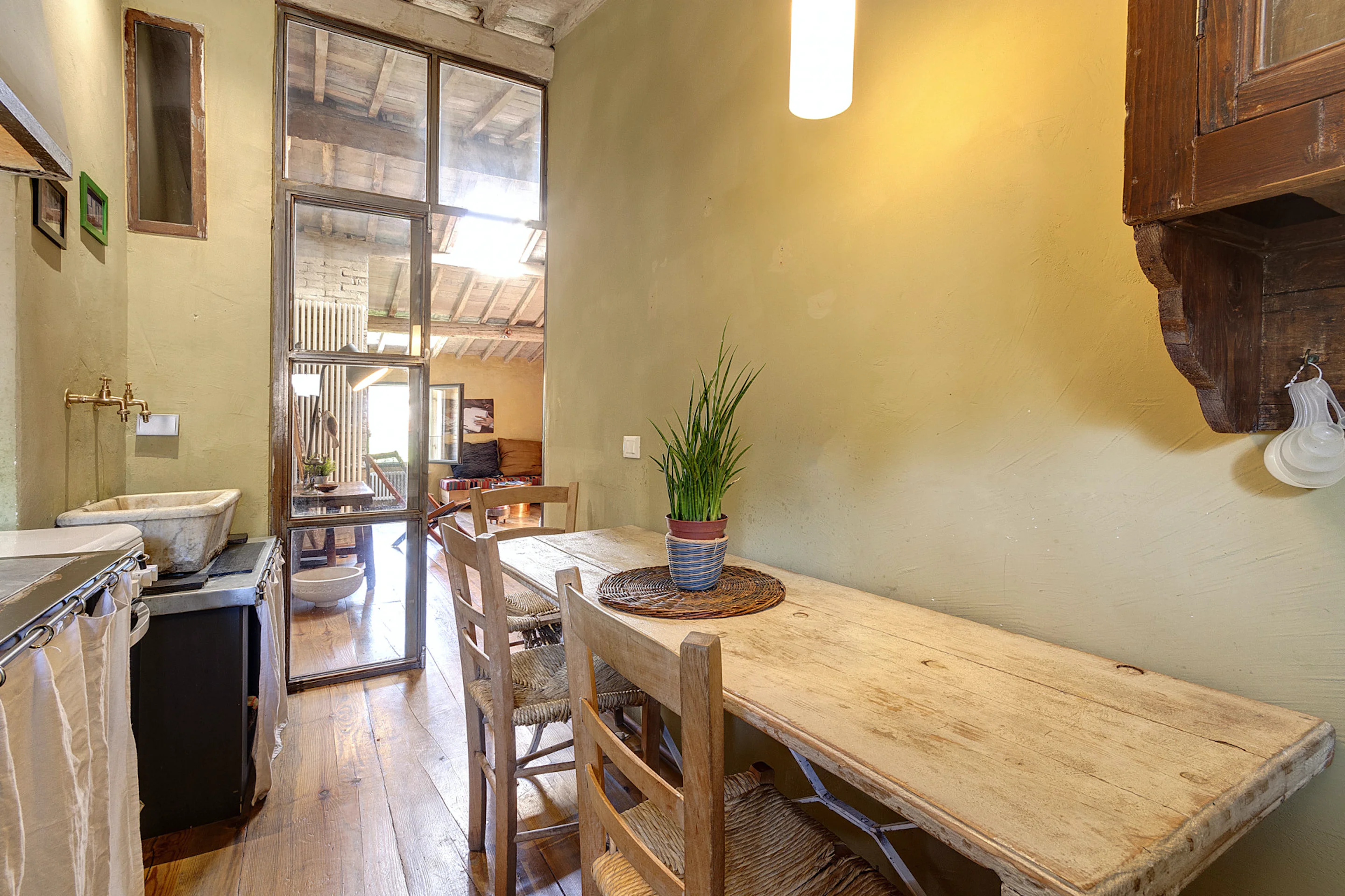 cuisine rustique mini loft 50m2