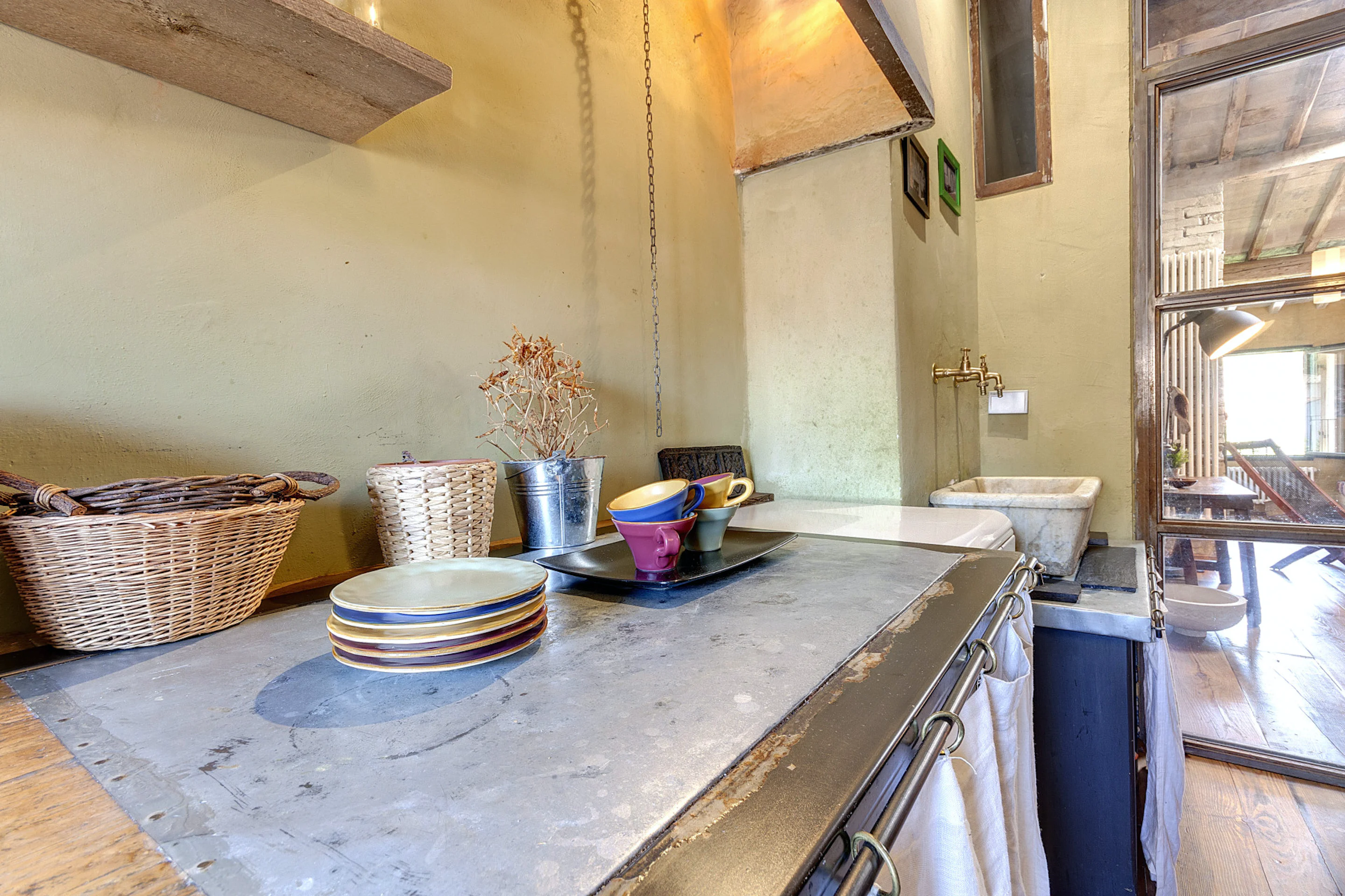 cuisine rustique mini loft 50m2