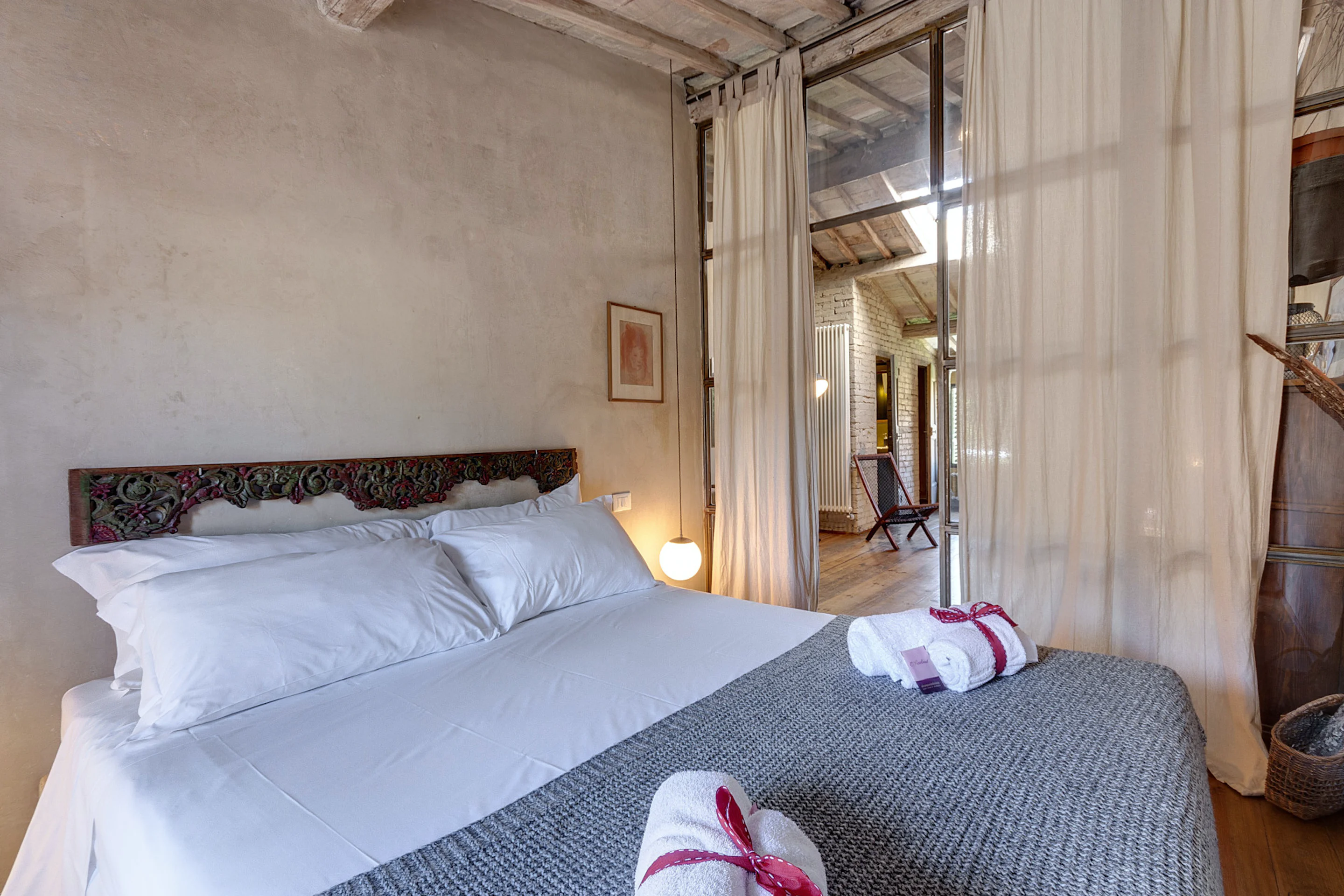 chambre avec verrière