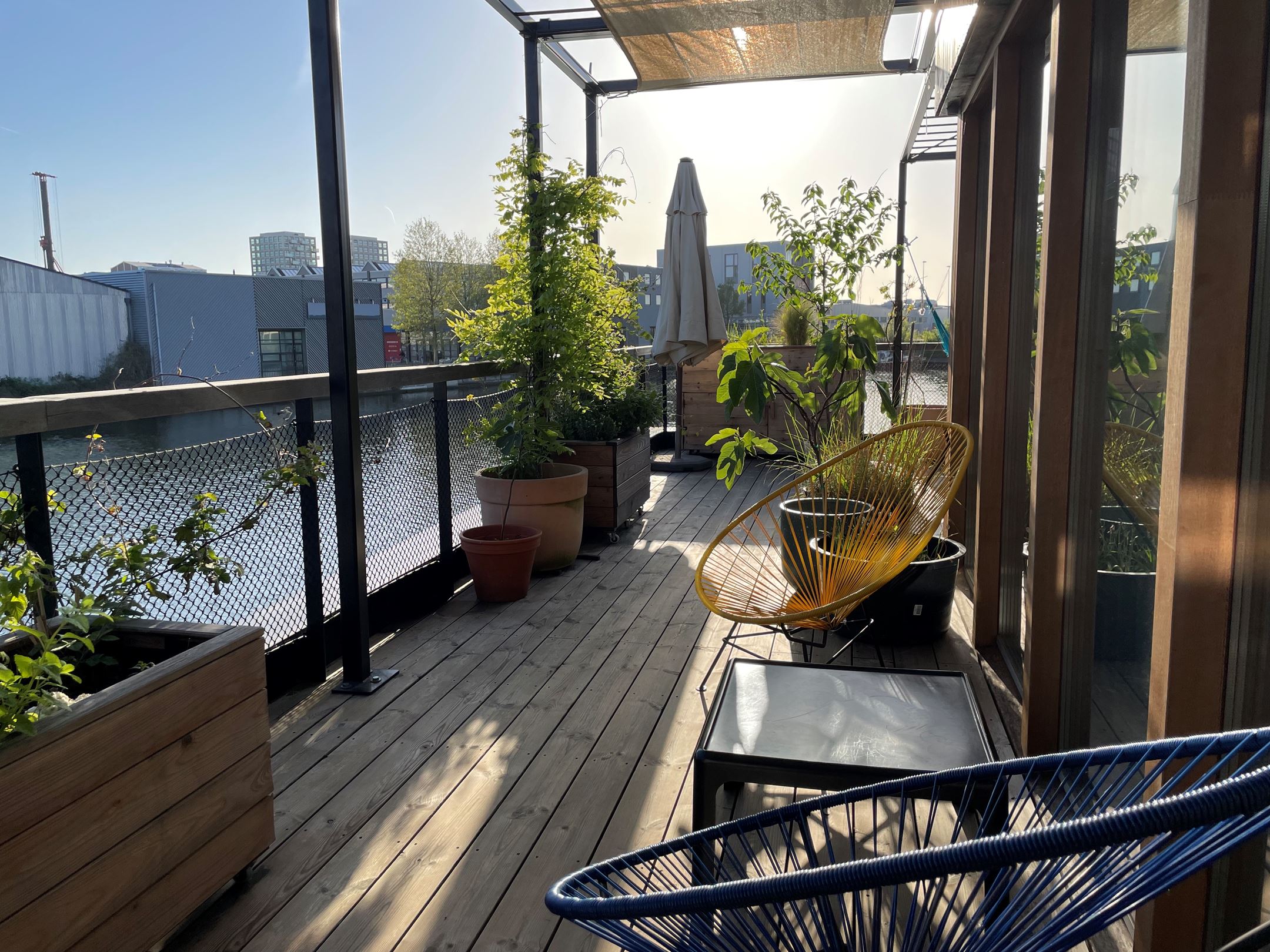 terrasse maison flottante