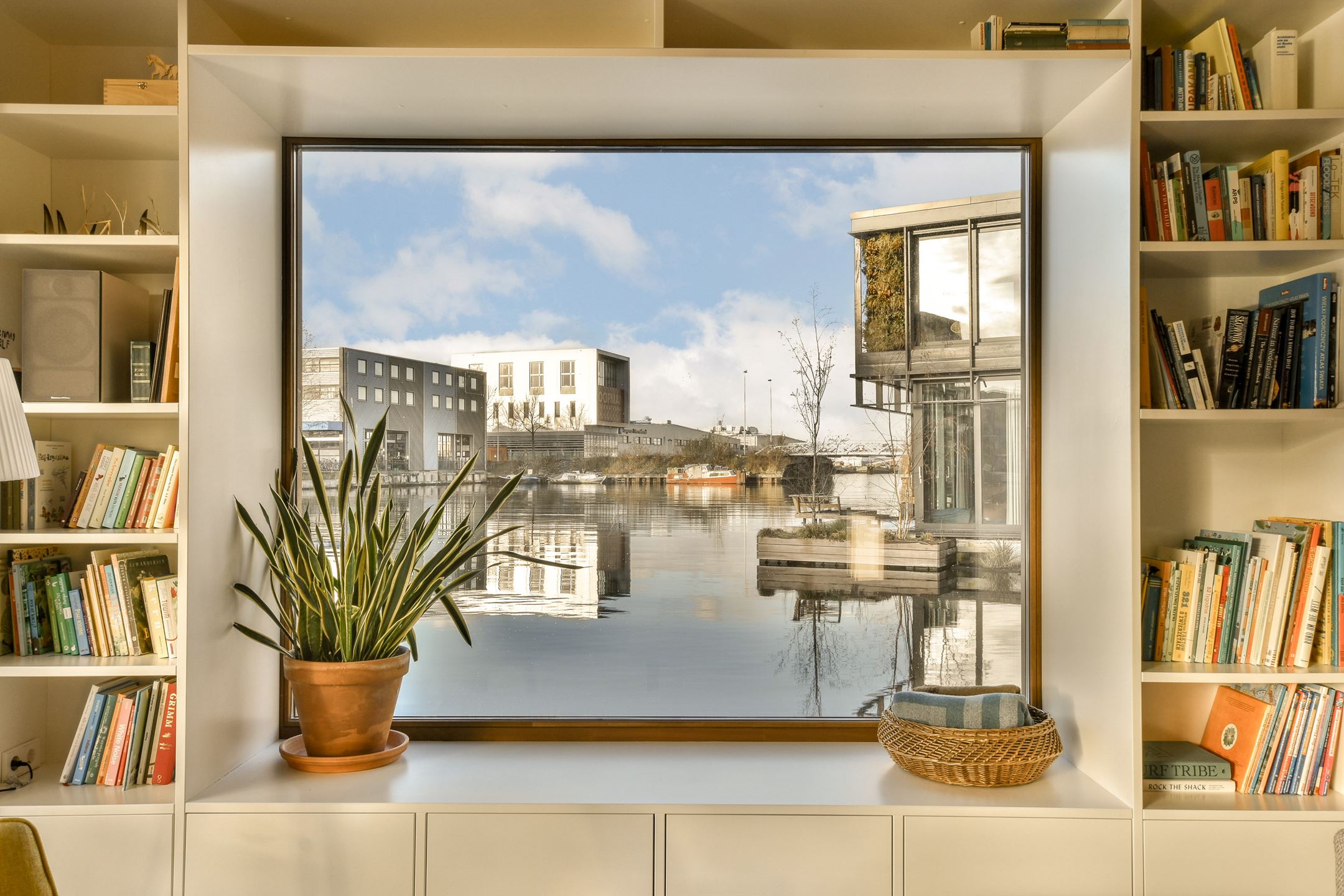 salon maison flottante