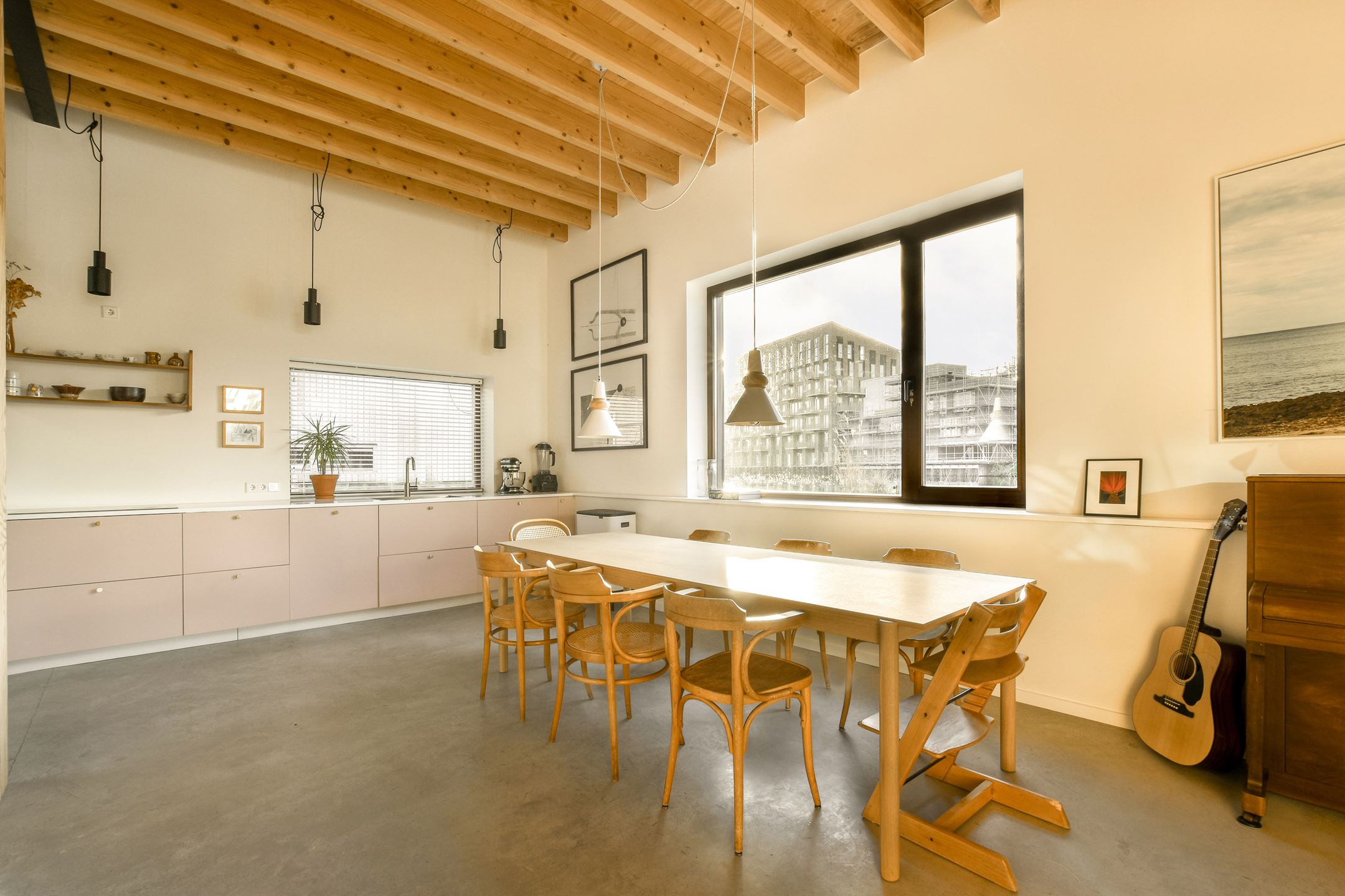 cuisine ouverte maison flottante