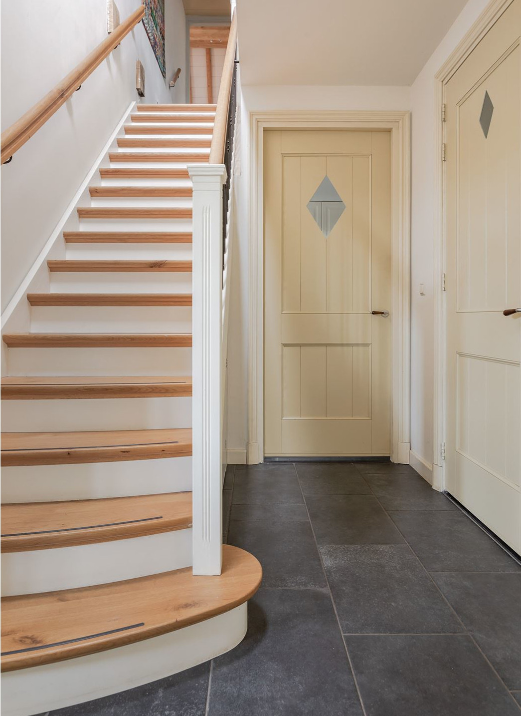 escalier ferme rénovée