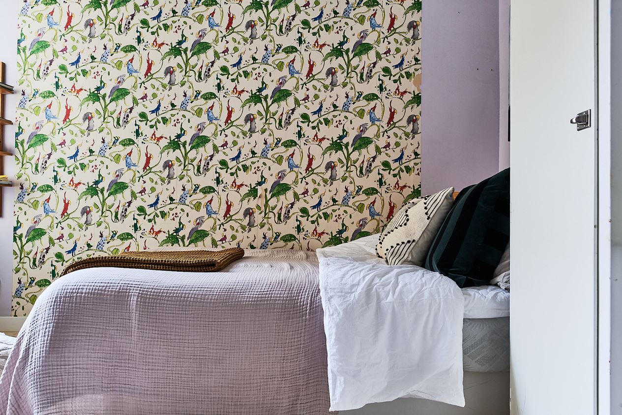 chambre avec papier-peint décoration scandinave chambre avec papier-peint décoration scandinave