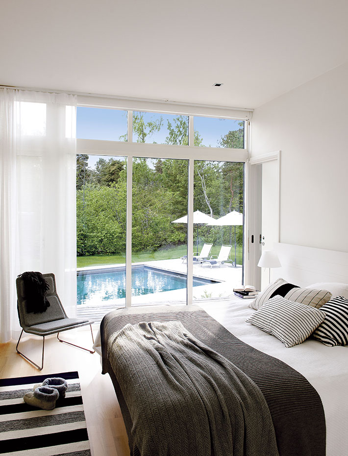chambre blanche minimaliste