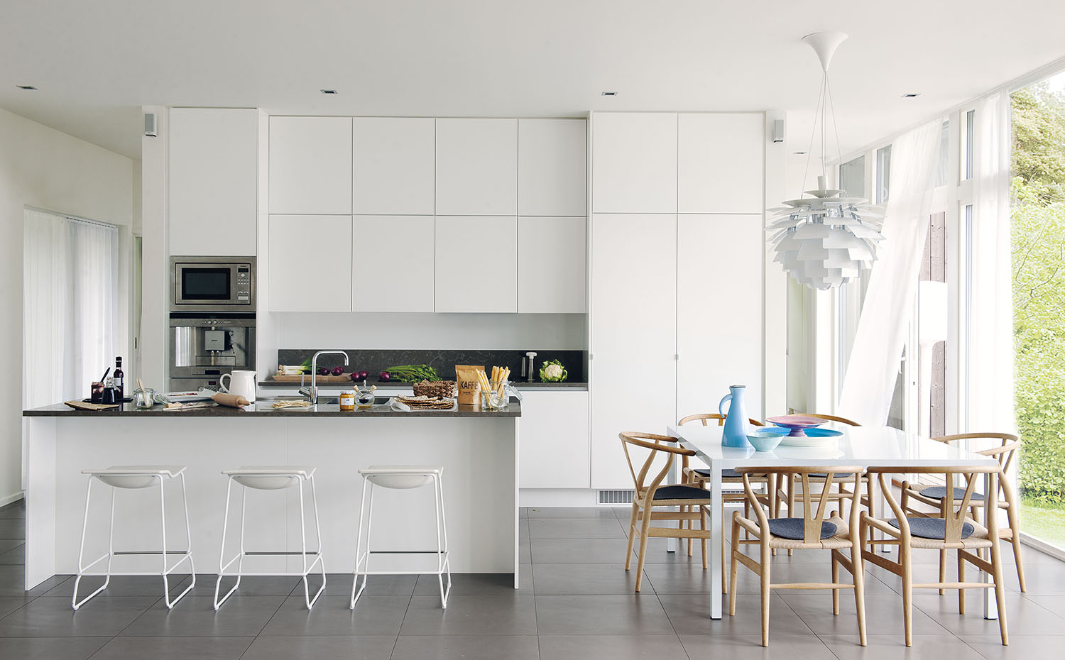 cuisine blanche décoration design
